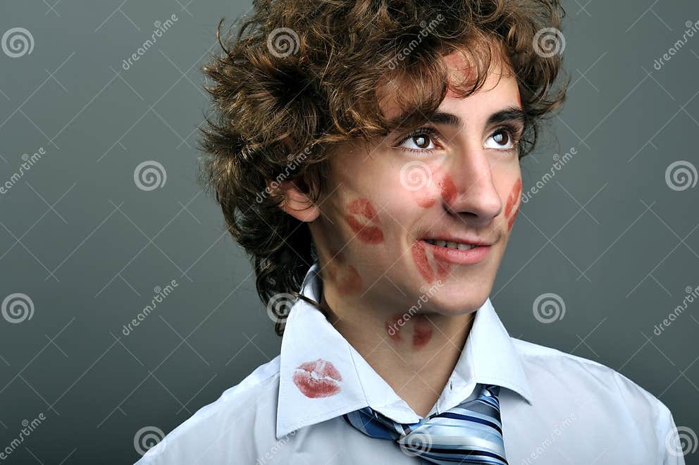 Lipstick kiss stock image. Image of kiss, love, print 8642063