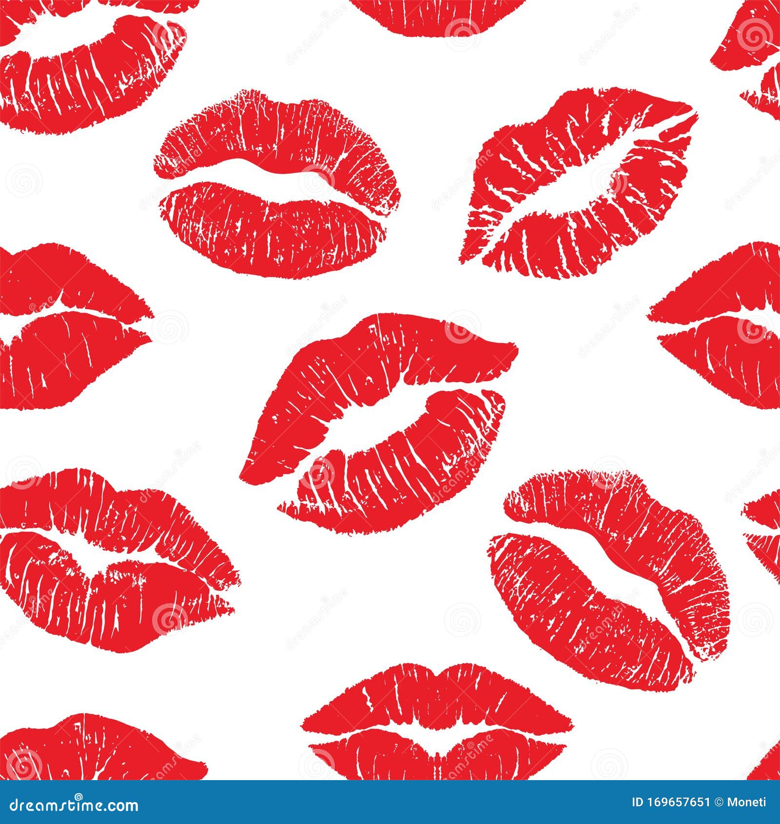 Lip Kiss Print Clipart