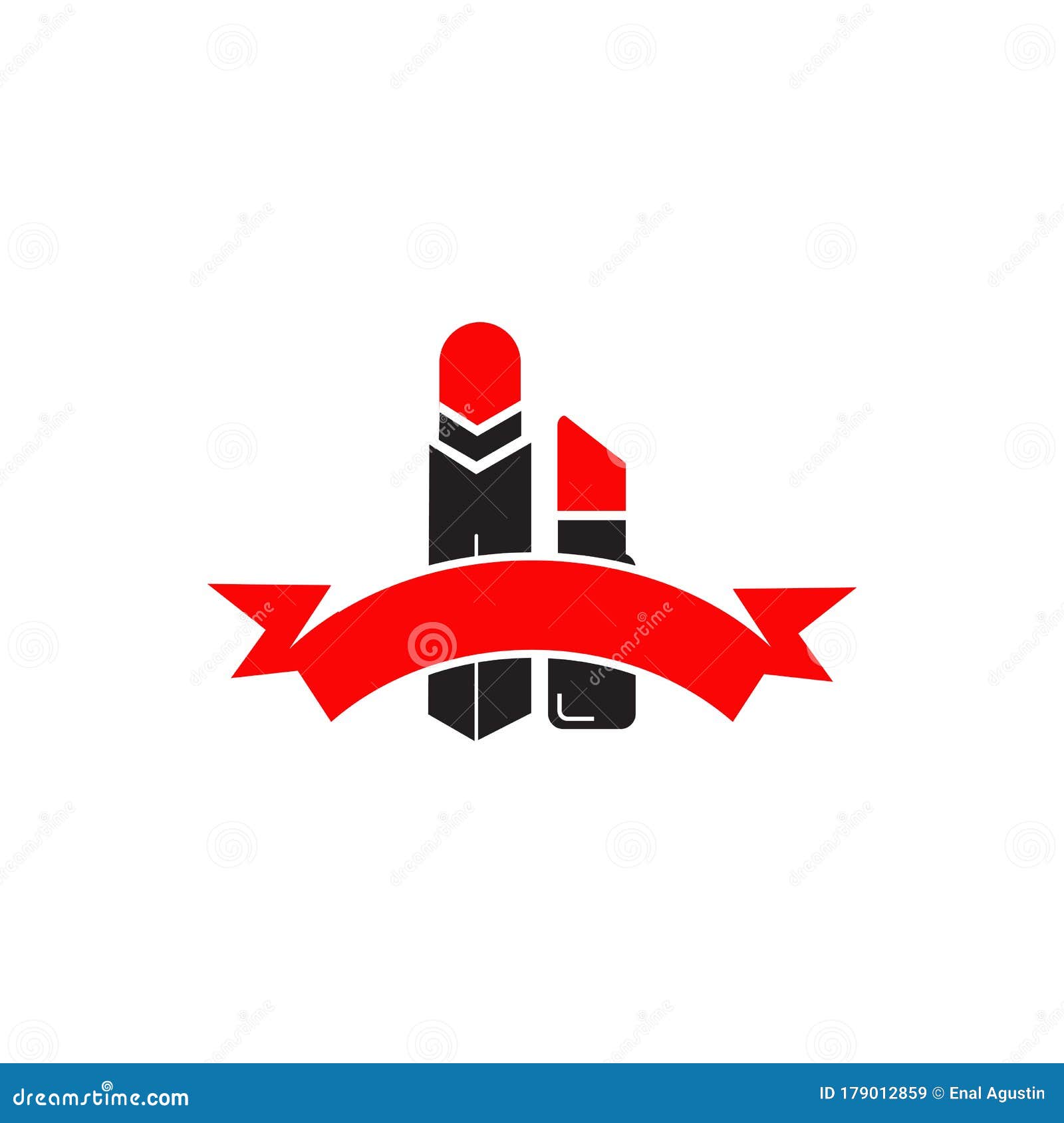 Lipstick Logo Icon Design Template Stock Vector Illustration of