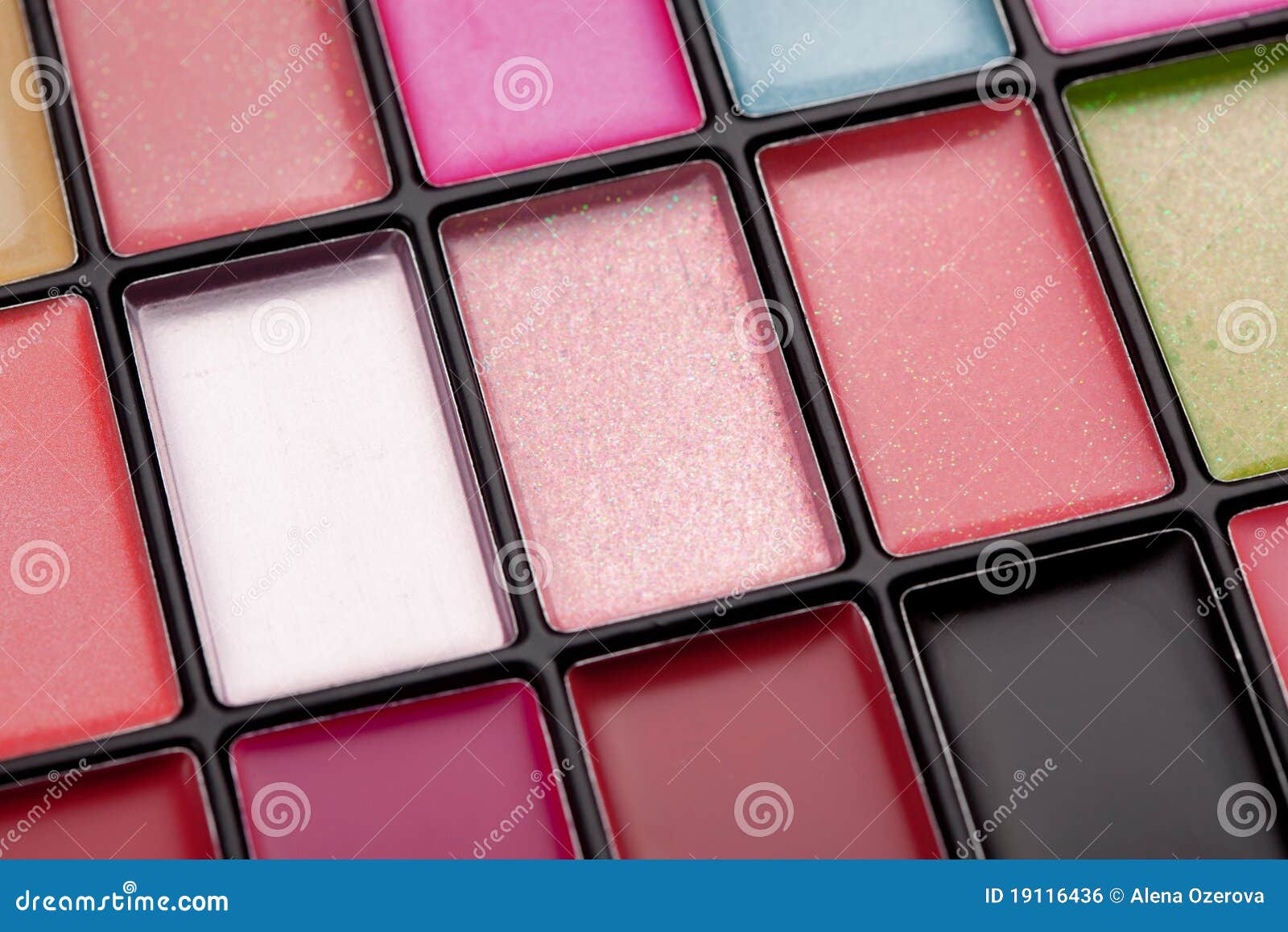 Lipstick palette stock photo. Image of makeup, shadow 19116436