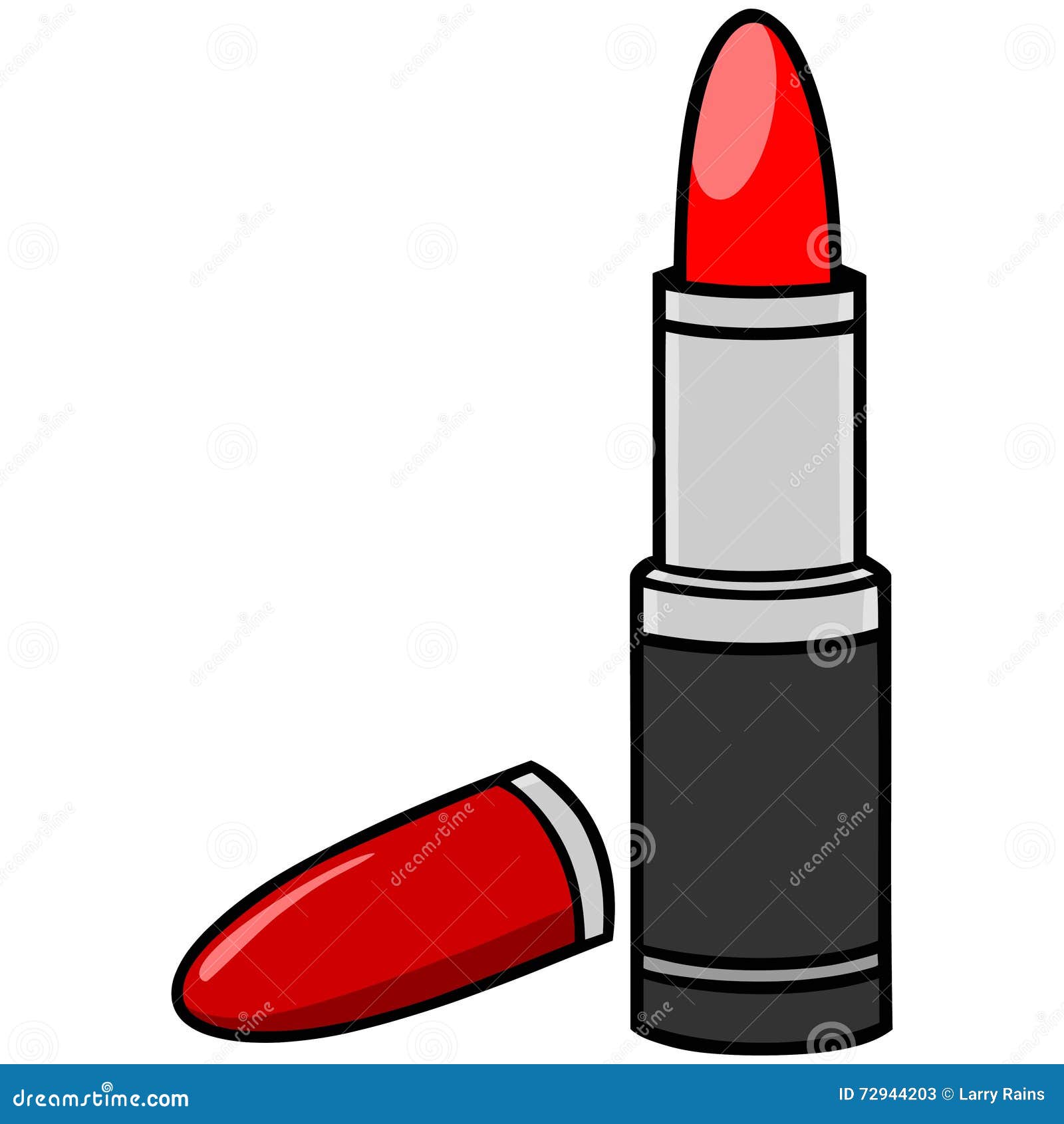 Lipstick stock vector. Illustration of human, lipstick - 72944203