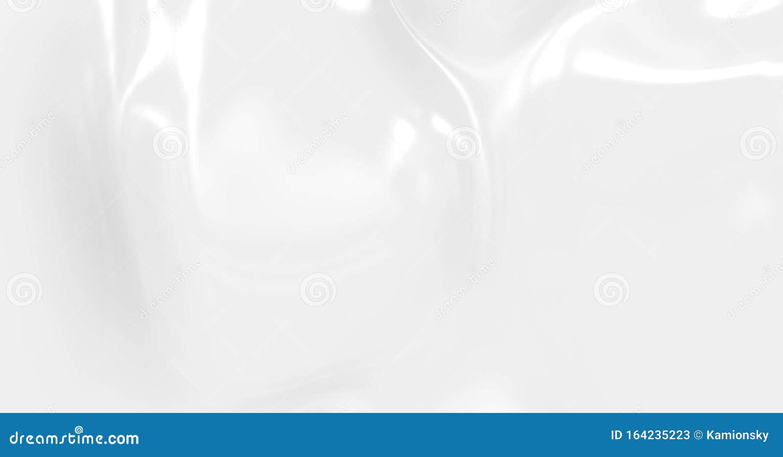 Liquid Abstract White Background. Smooth Glossy Texture 3D Rendering L ...