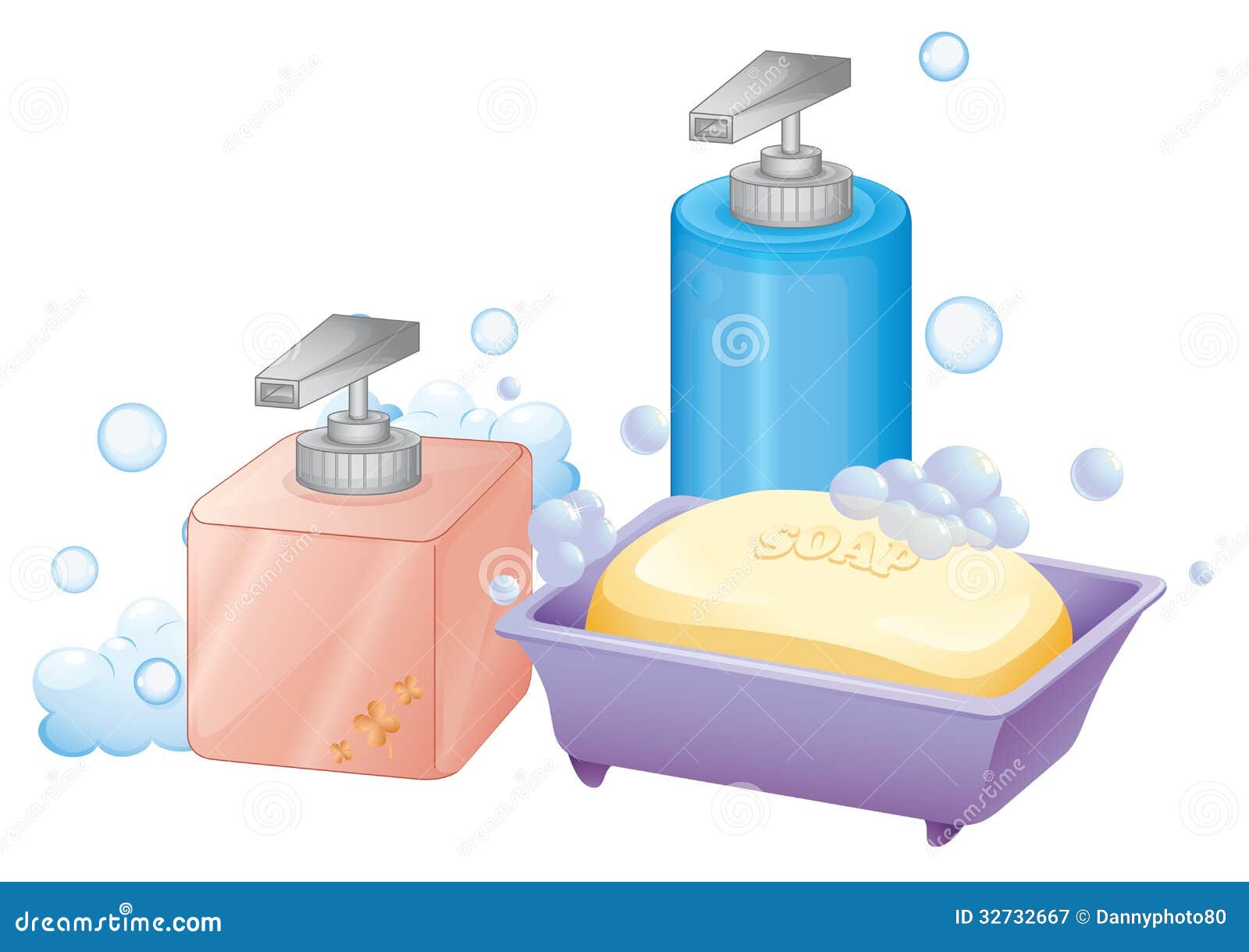 A Liquid And Bar Soap Royalty Free Stock Photography - Image: 32732667