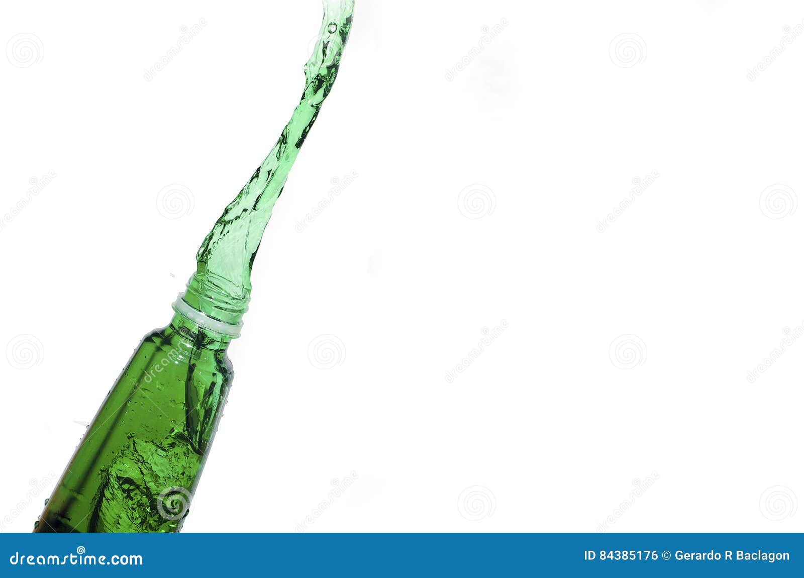 Liquid Bursting Out of a Water Bottle Stock Photo Image of fresh