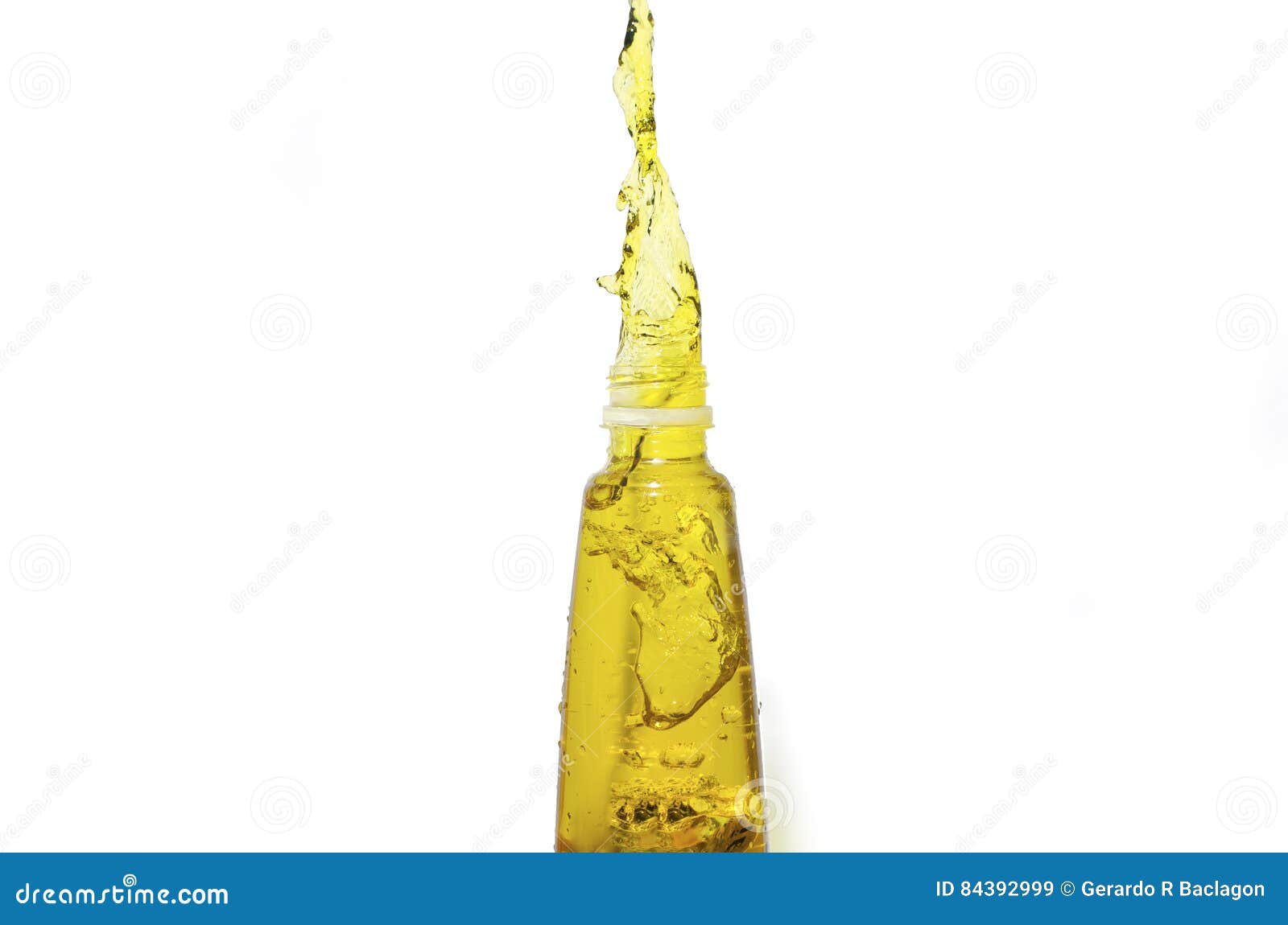 Liquid Bursting Out of a Water Bottle Stock Image Image of drink