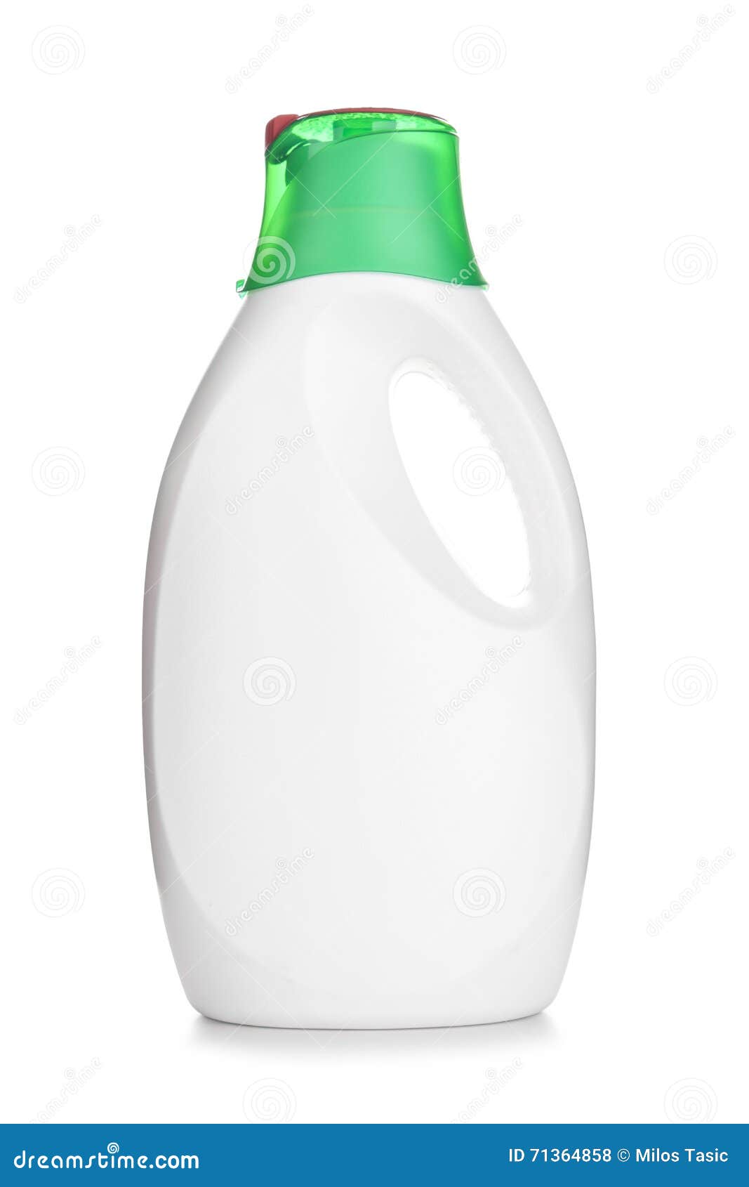 Liquid Detergent in a Plastic Bottle Stock Photo Image of household