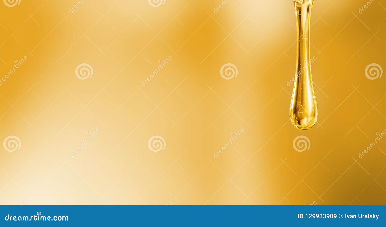 Liquid Droplet of Motor Oil on Orange Background Stock Image Image of