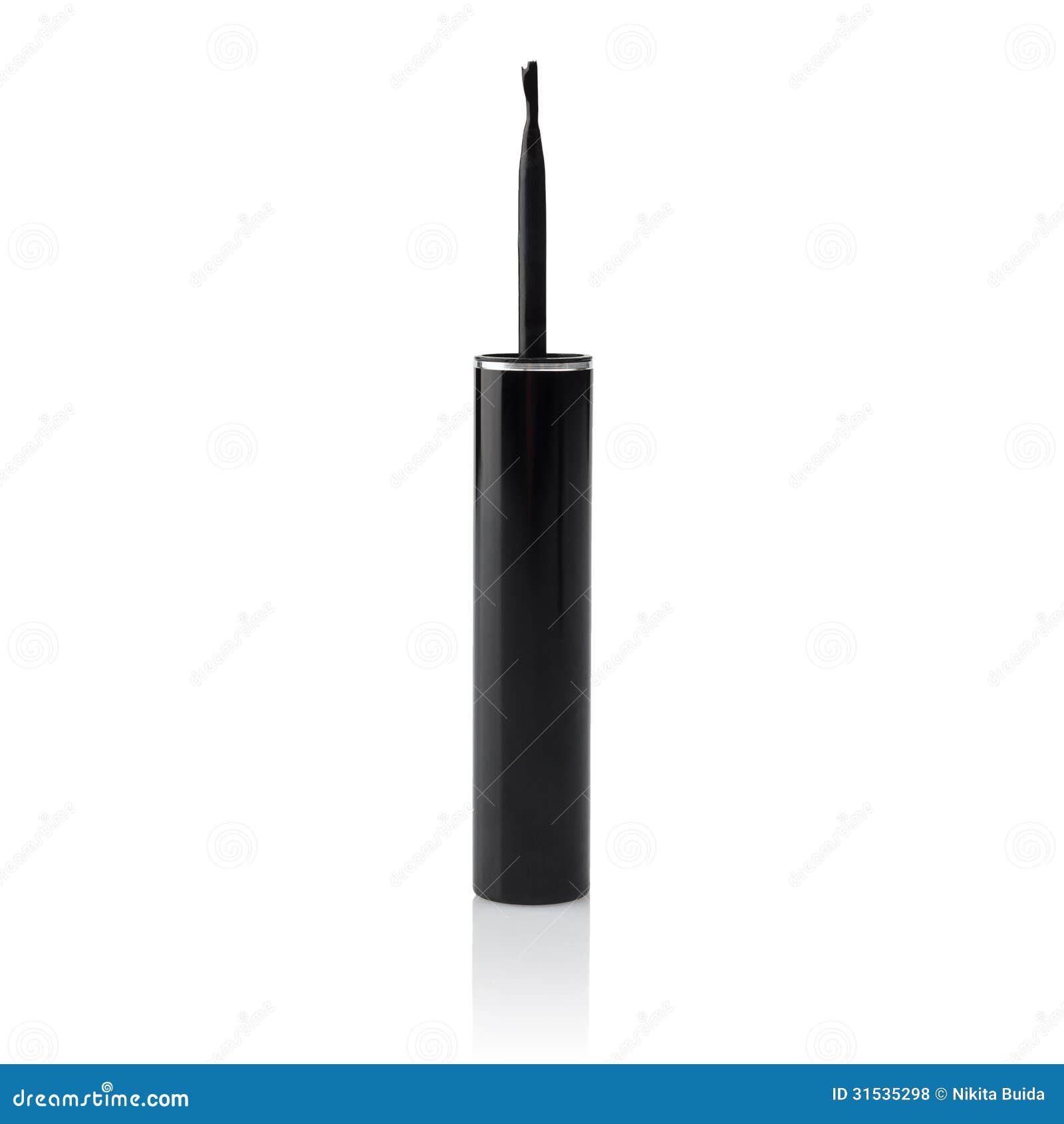 Liquid eyeliner brush stock photo. Image of isolated 31535298