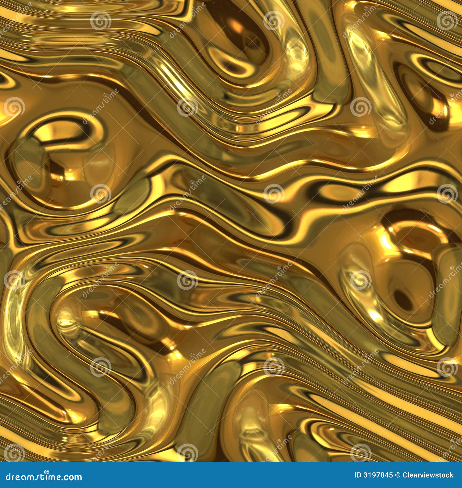 Gold texture background, abstract liquid gold background Stock Illustration