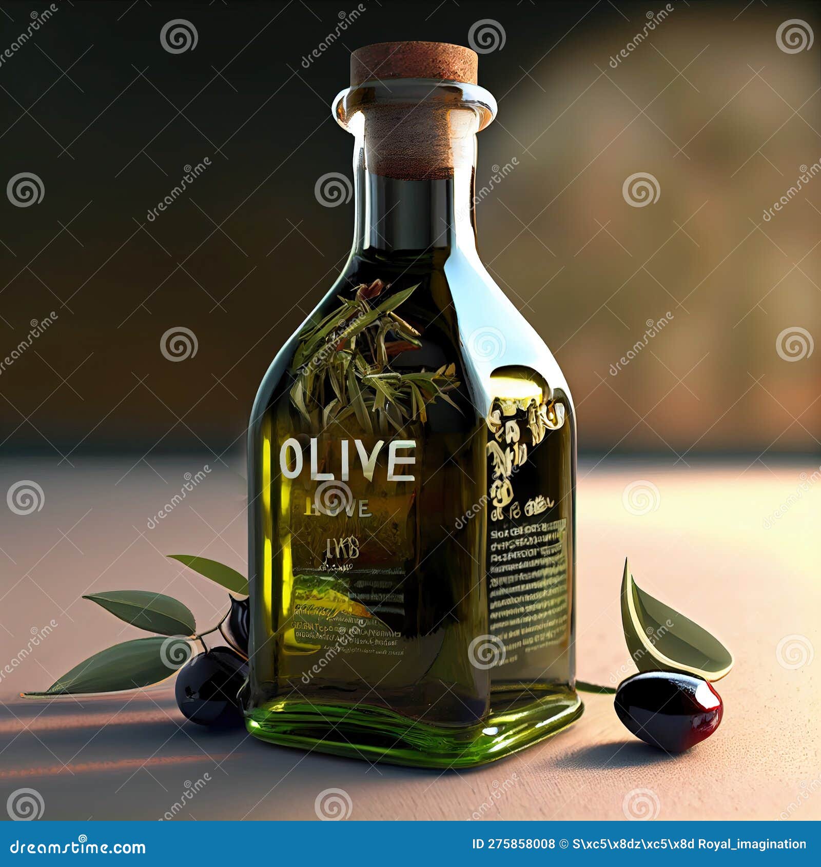 liquid gold glass bottle of the best extra virgin olive oil - generated artificial intelligence - ai