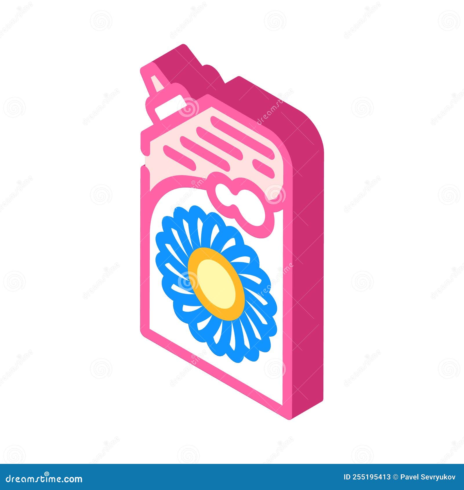 Liquid Hand Soap Isometric Icon Vector Illustration Stock Illustration