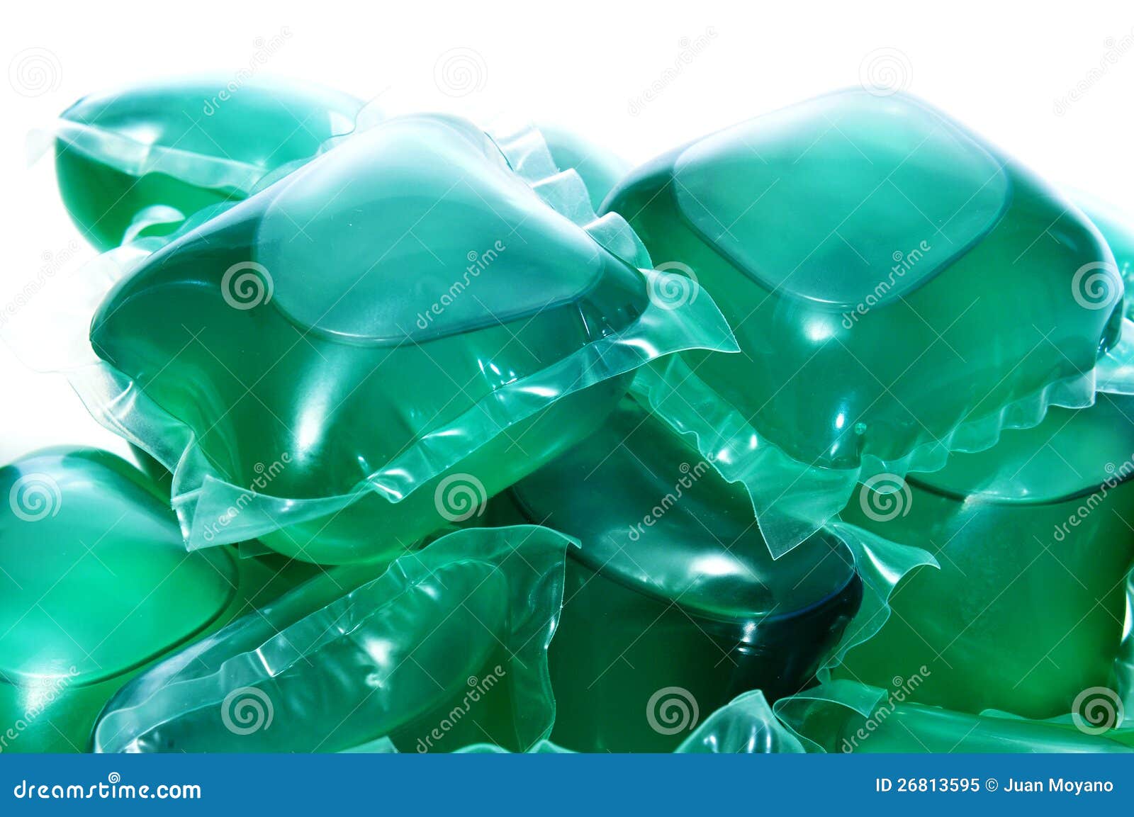 Liquid Laundry Detergent Sachets Stock Image Image of bags