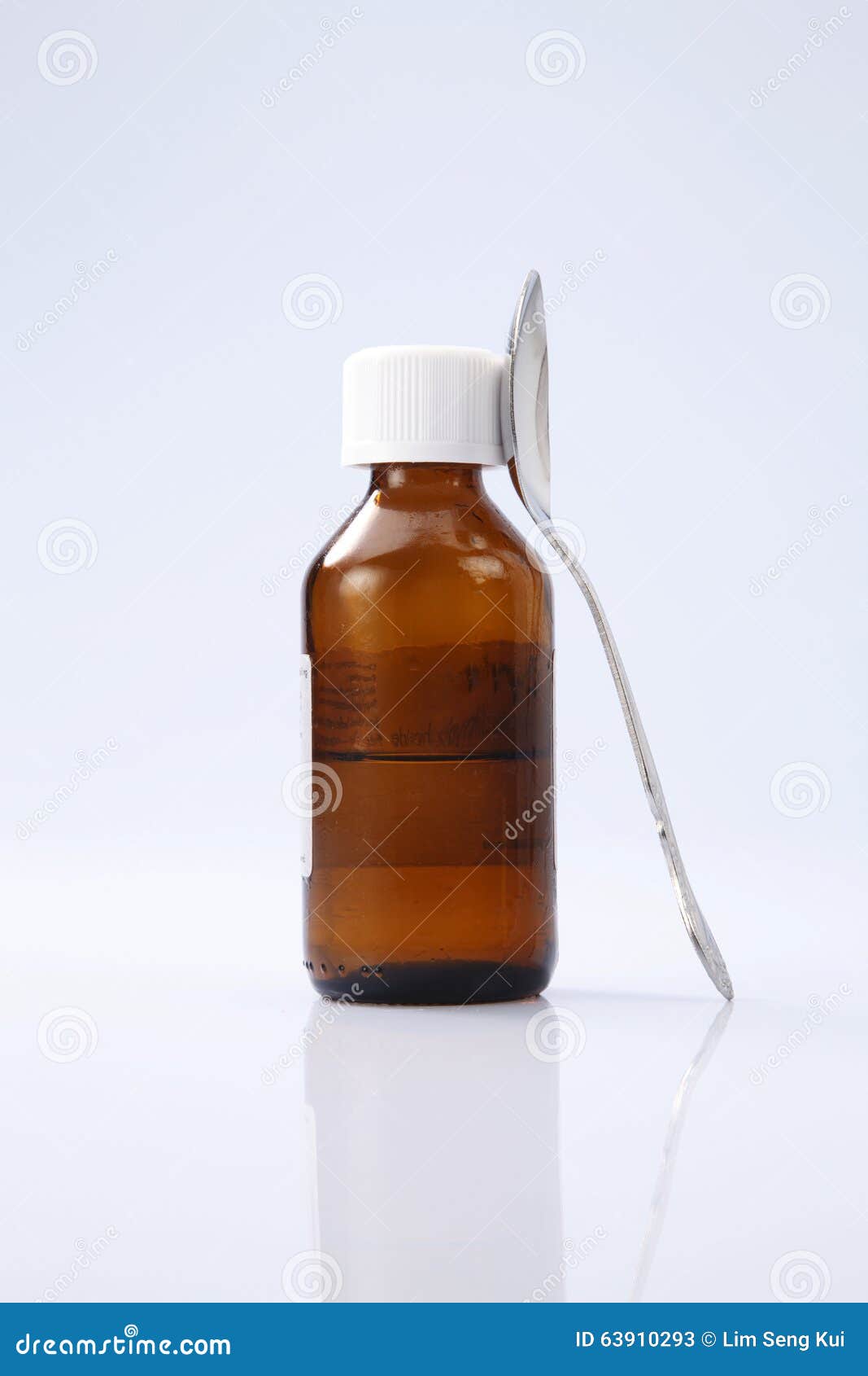 Liquid medicine stock image. Image of medical, teaspoon 63910293