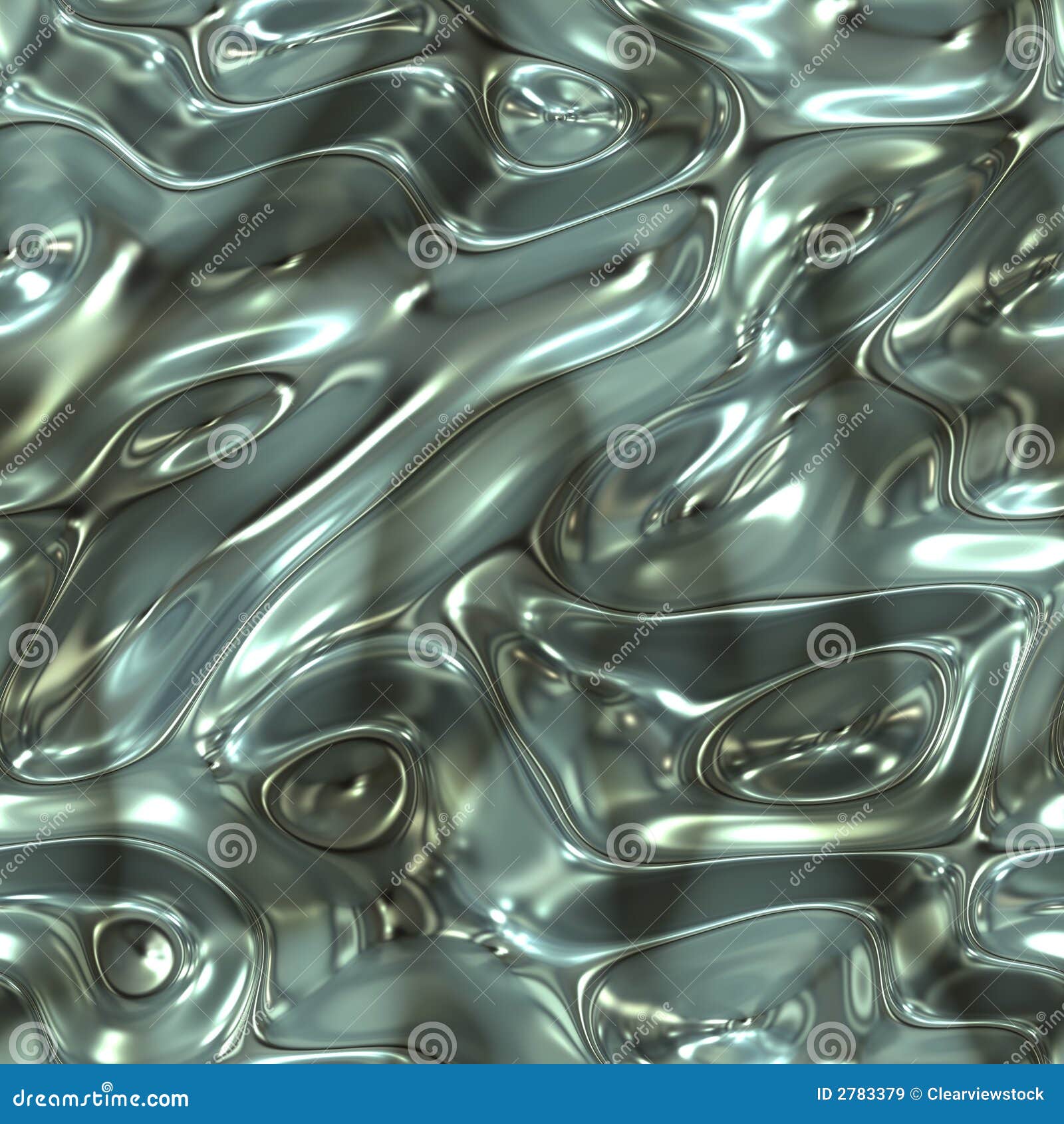 Liquid metal stock vector. Illustration of shiny, steel 2783379