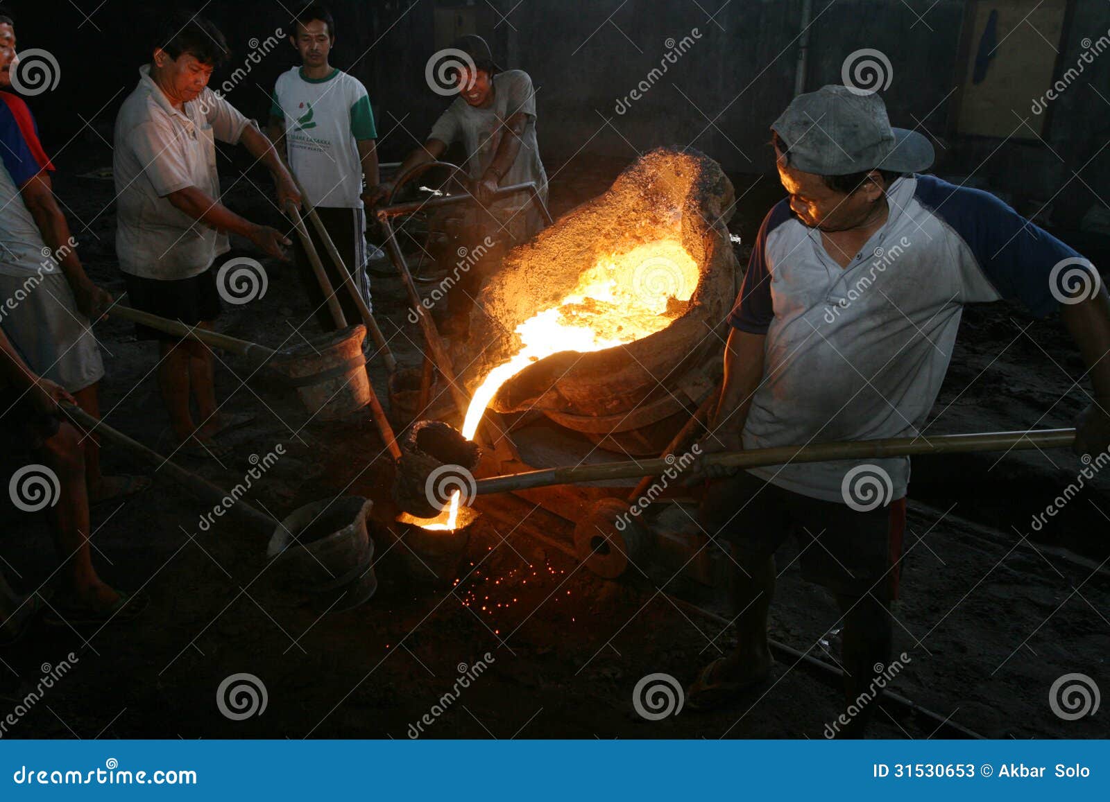 Liquid Metal Casting Production Editorial Stock Photo Image of