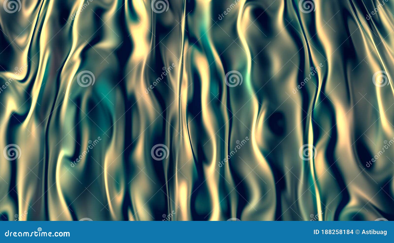 liquid metallic surface. 3d abstract mercurial object. fluid mercury swirl. wavy organic smooth 