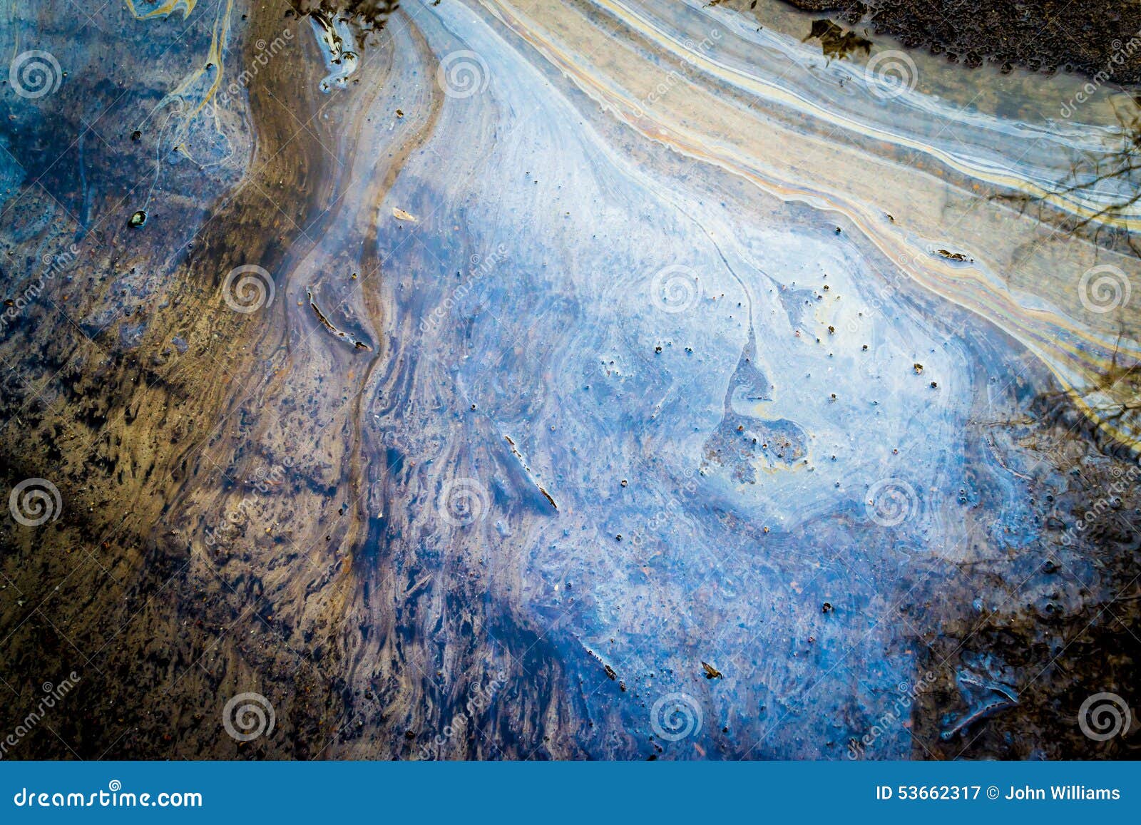 Liquid Oil On Water With Marble Wash Effects Stock Image Image of toxins, stains 53662317