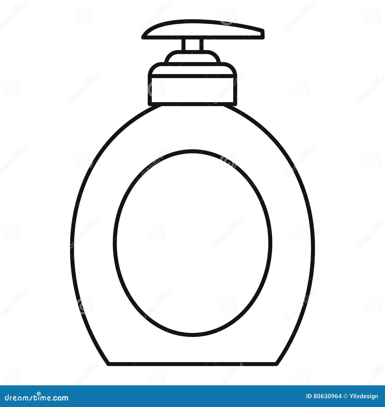 Liquid Soap Icon, Outline Style Stock Vector - Illustration of beauty ...