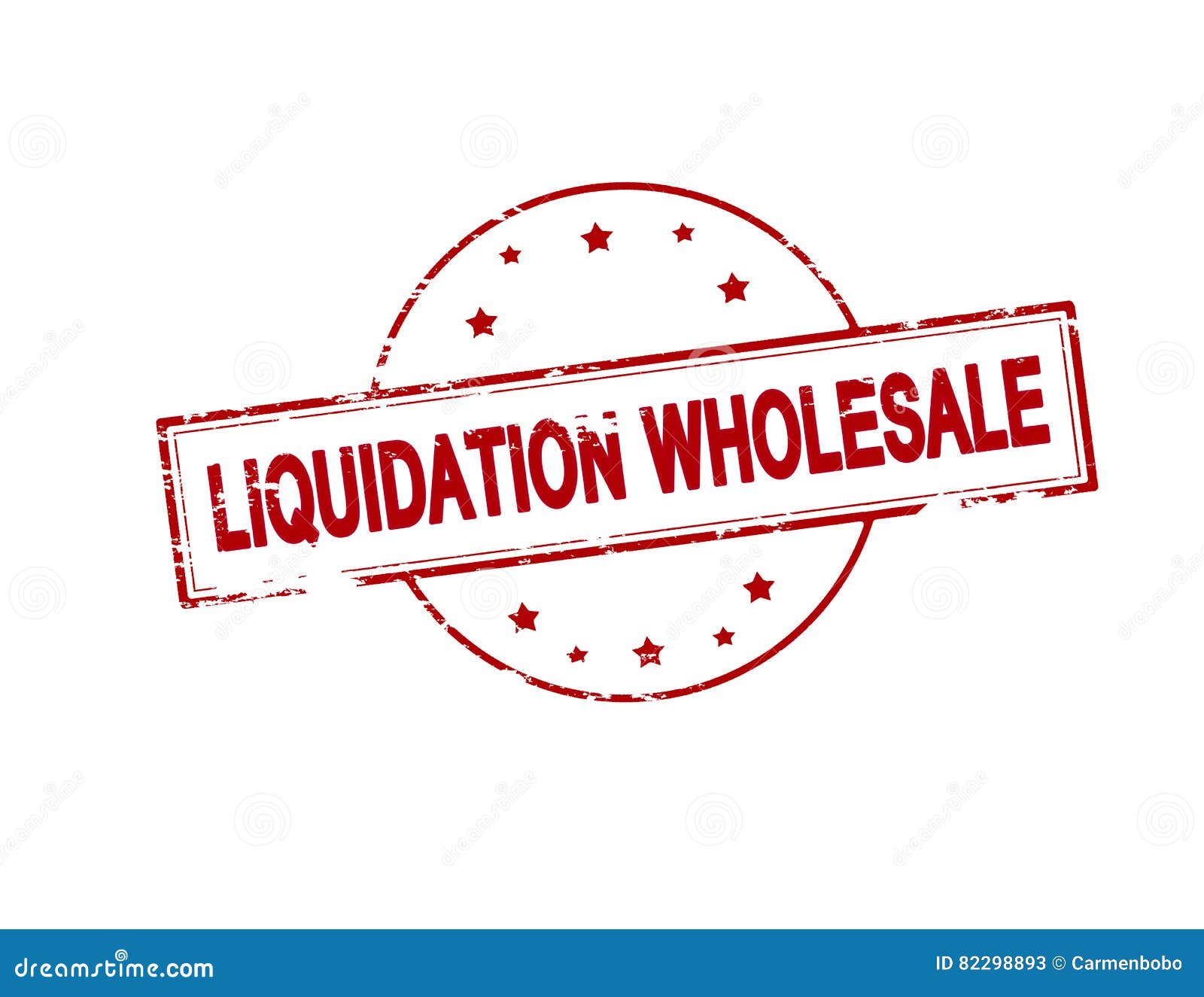 Liquidation wholesale stock illustration. Illustration of rubber 82298893