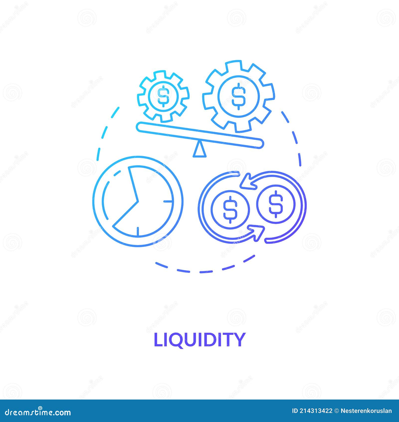 liquidity concept icon