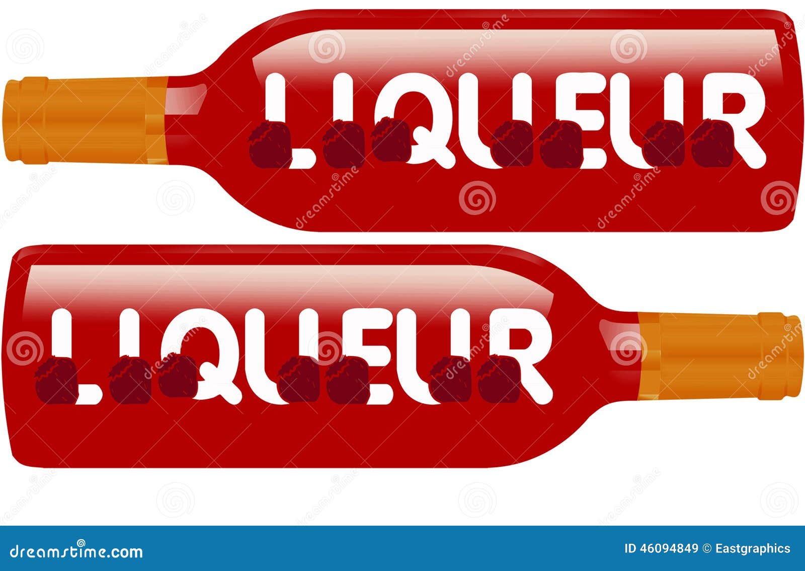 Liquor bottles Sign stock illustration. Illustration of bottles 46094849