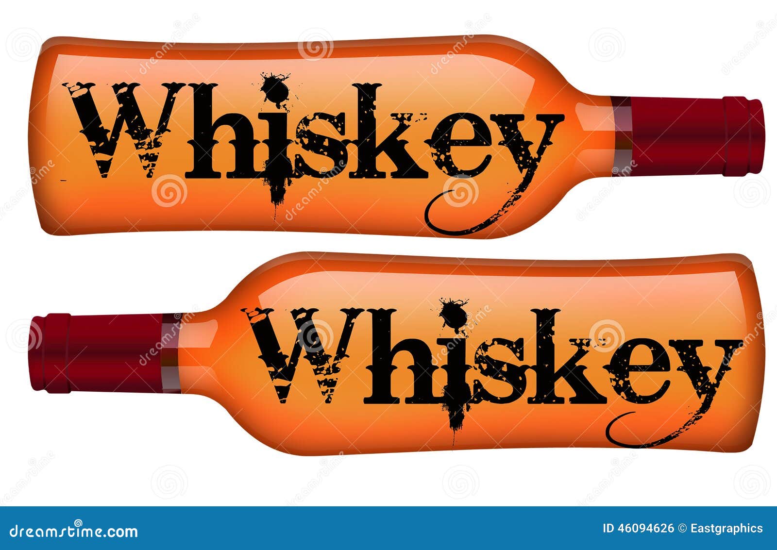 Liquor bottles Sign stock illustration. Illustration of beverages