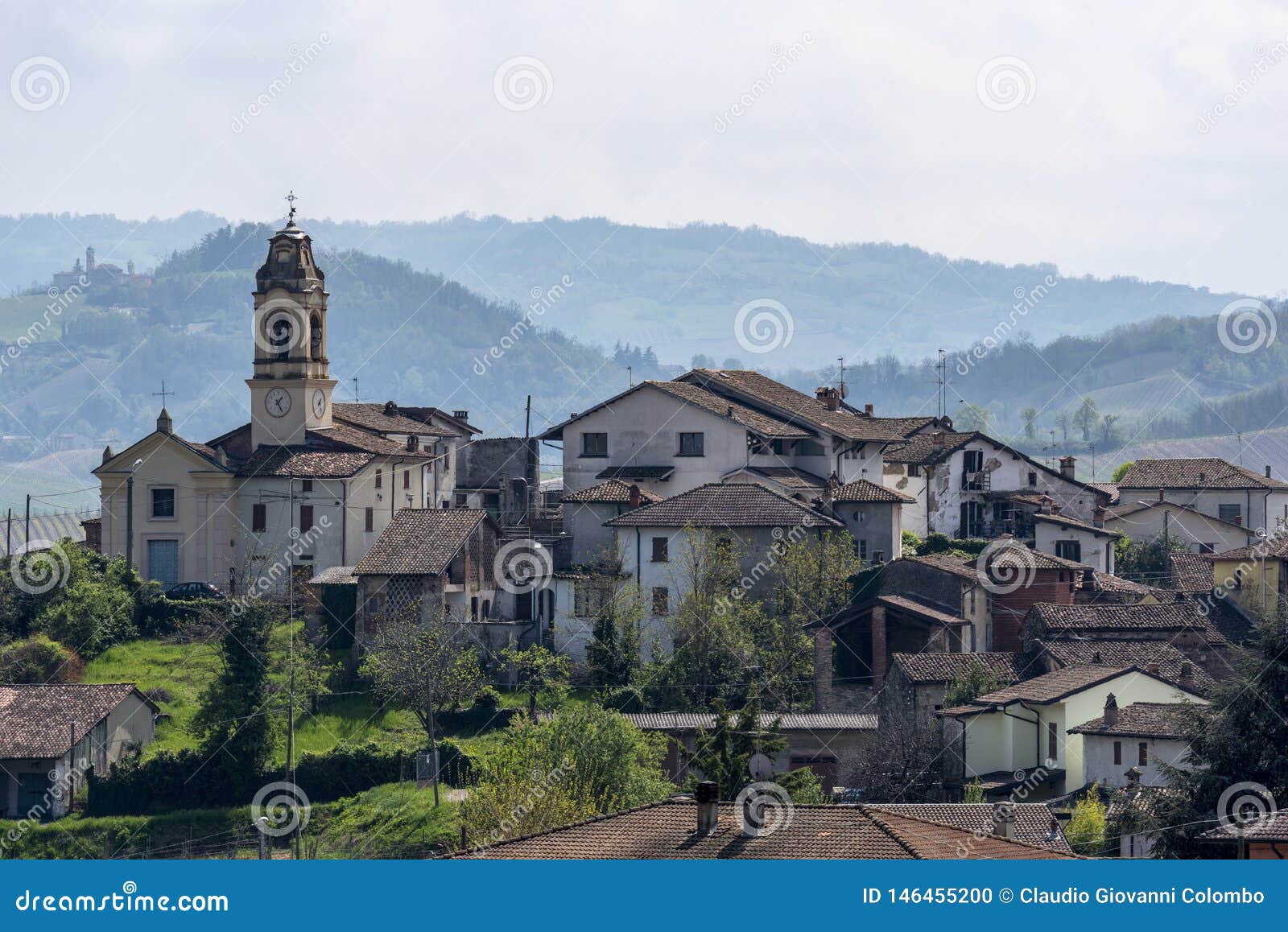 lirio, village in the oltrepo pavese, italy