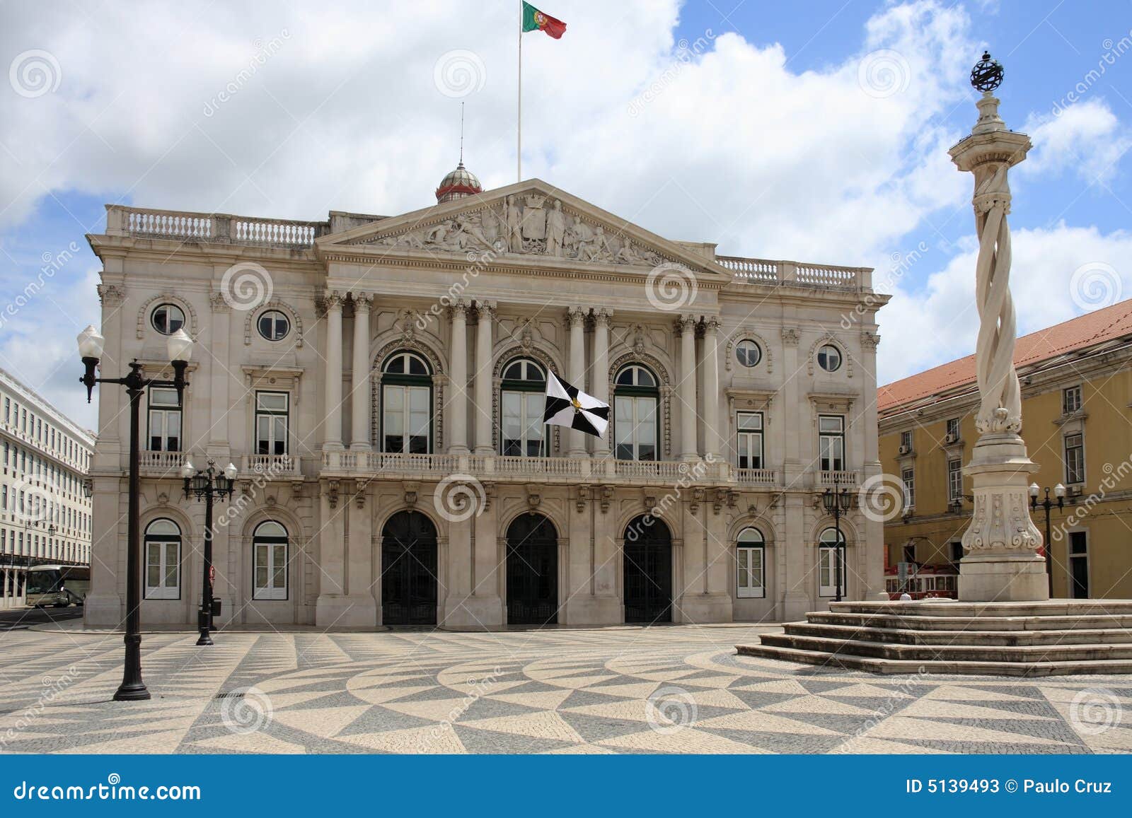 Lisbon city hall stock image. Image of capital, palace 5139493