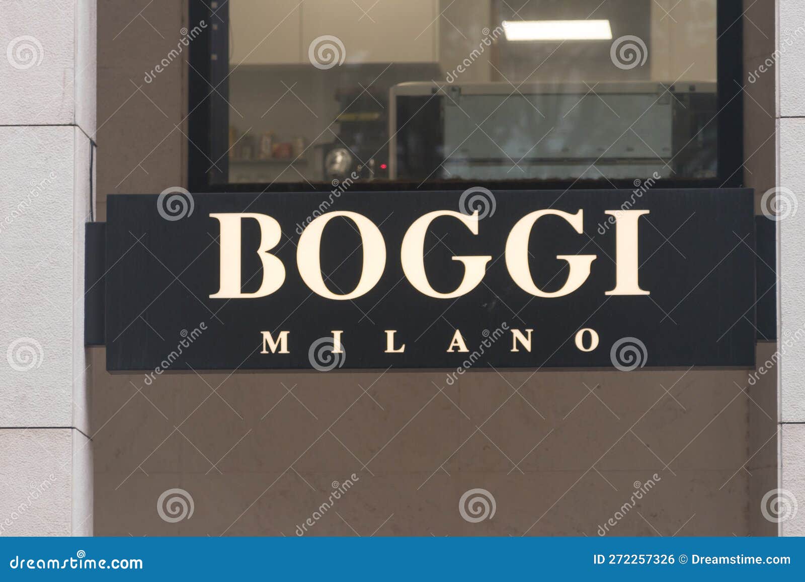 Logo of Boggi Milano on Fashion Store Editorial Photo - Image of ...