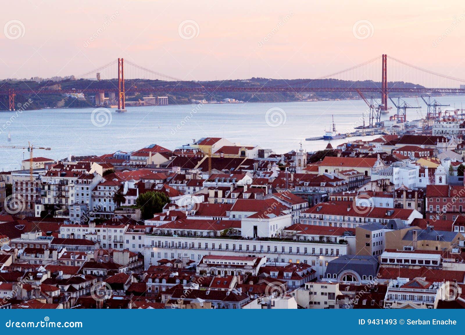 Lisbon Portugal Waterfront Stock Photos Image 9431493
