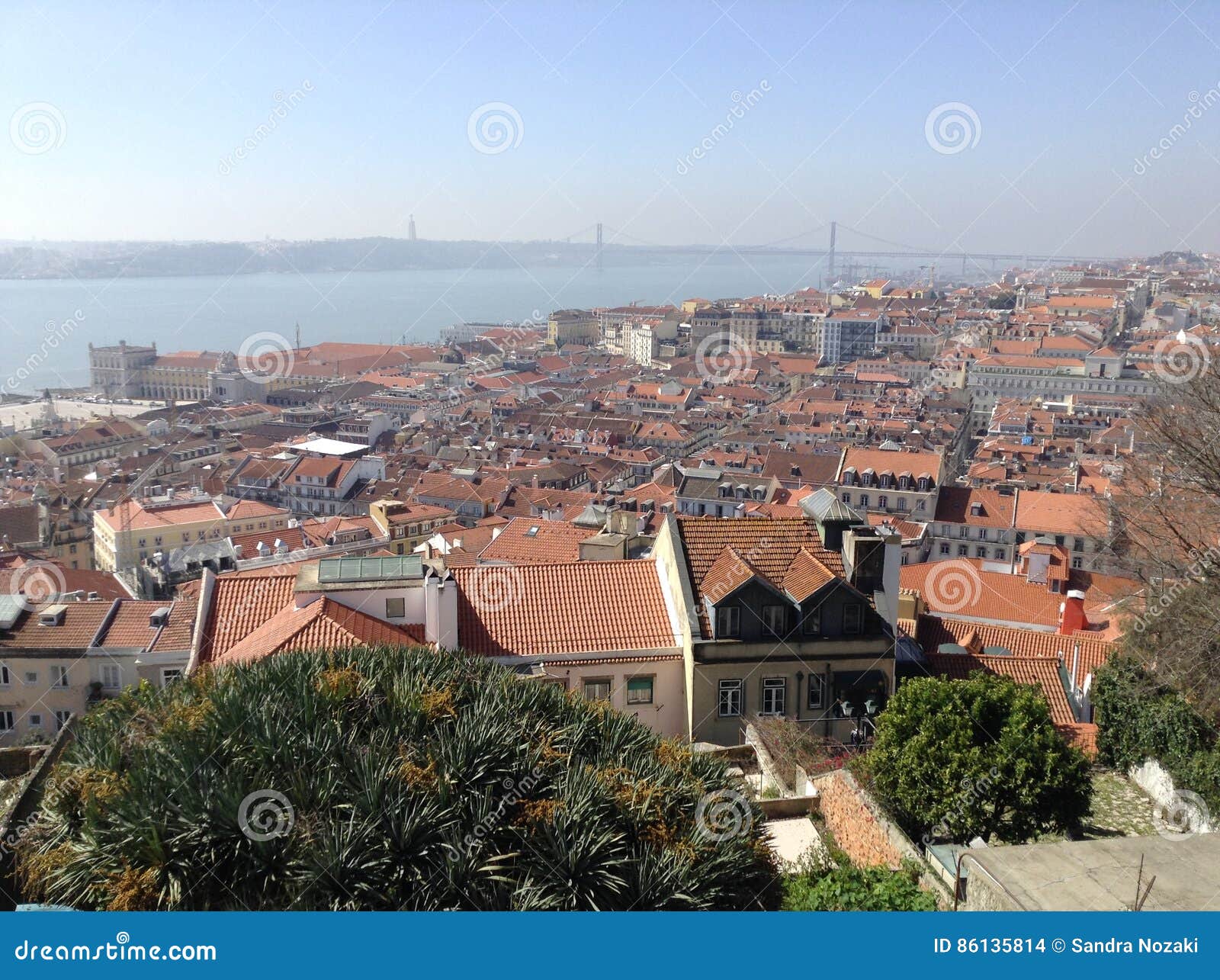 Vue de Lisbonne de saint George Castle, Portugal