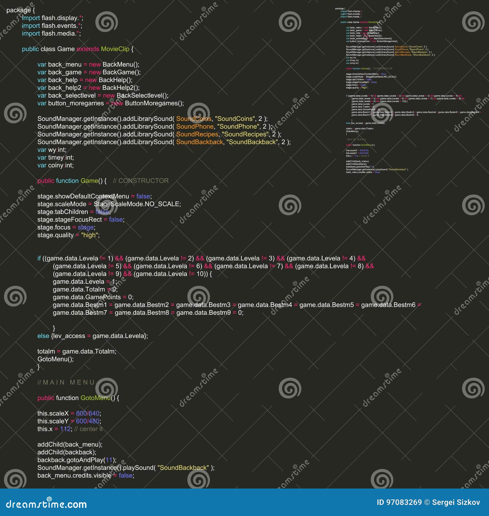 Listagem De Código De Programa, Fundo Abstrato De Programação. Vetor  Ilustração do Vetor - Ilustração de hackers, procedimento: 97083269, image size:1600x1690