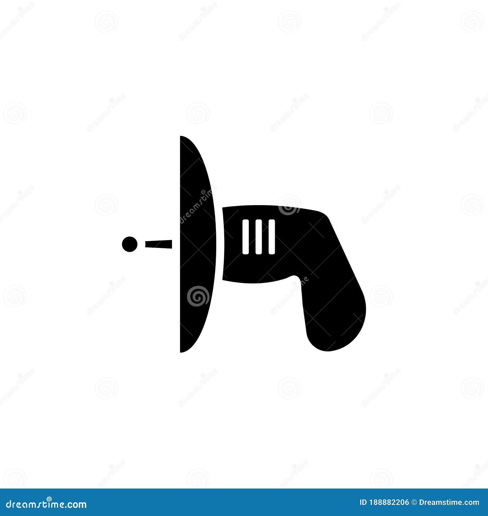 listening device icon.  of detective icon for mobile concept and web apps. glyph listening device icon can be used for web