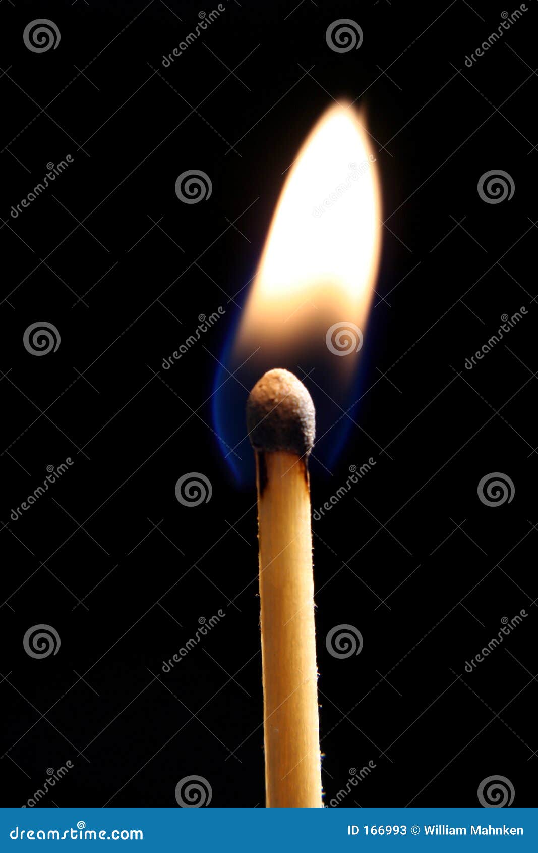 lit matchstick