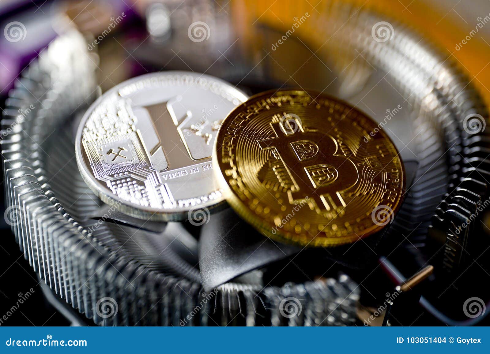 Litecoins coin stock photo. Image of decred, demand - 103051404