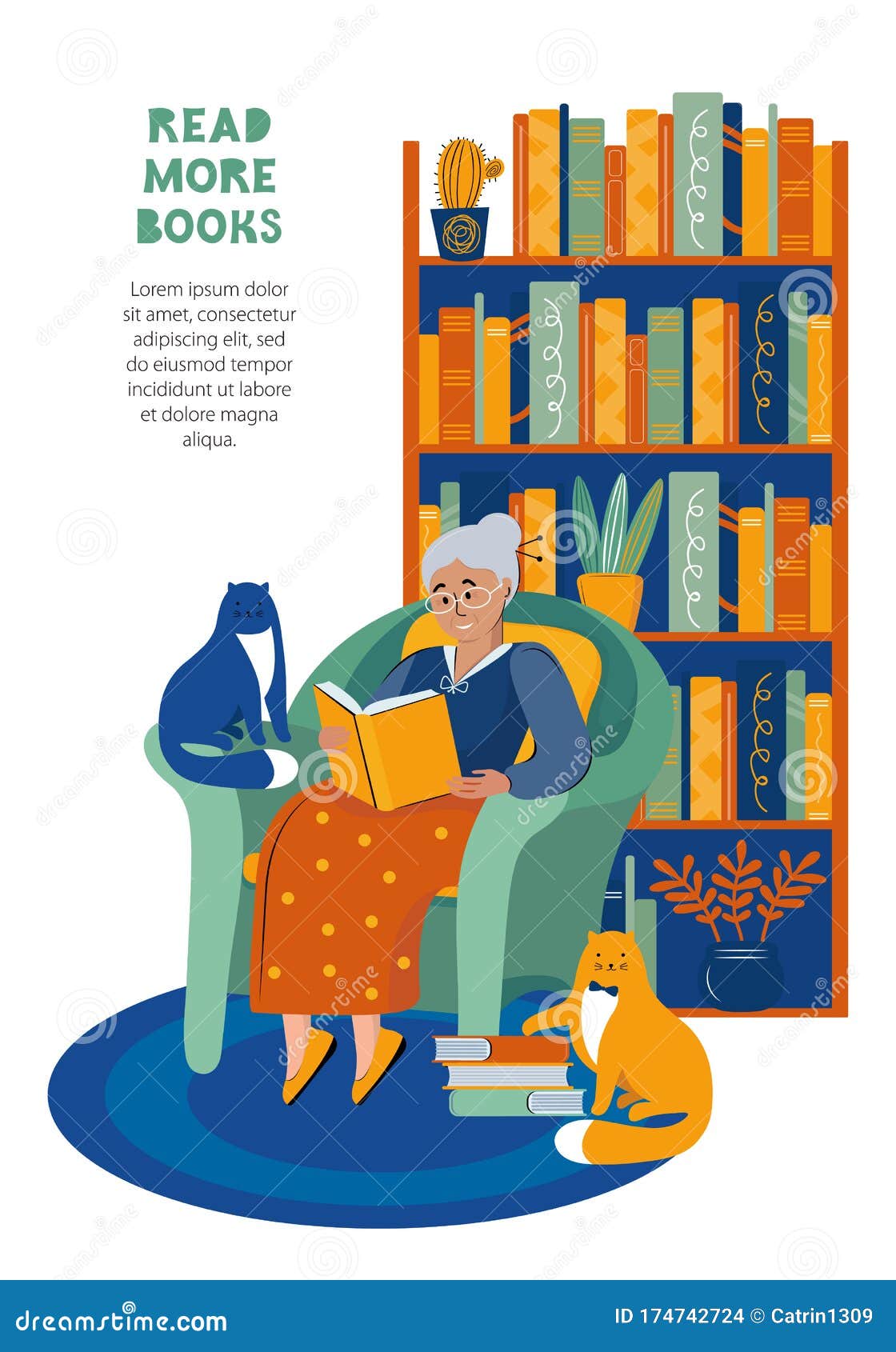 Literary Fan. an Old Woman Reading a Book Sitting in a Cosy Chair. Pensioner Reads a Funny Story in the Library Stock Illustration - Illustration of bookshelf, knowledge: 174742724 Literary Fan. an Old Woman Reading a Book Sitting in a Cosy Chair. Pensioner Reads a Funny Story in the Library Stock Illustration - Illustration of bookshelf, knowledge: 174742724