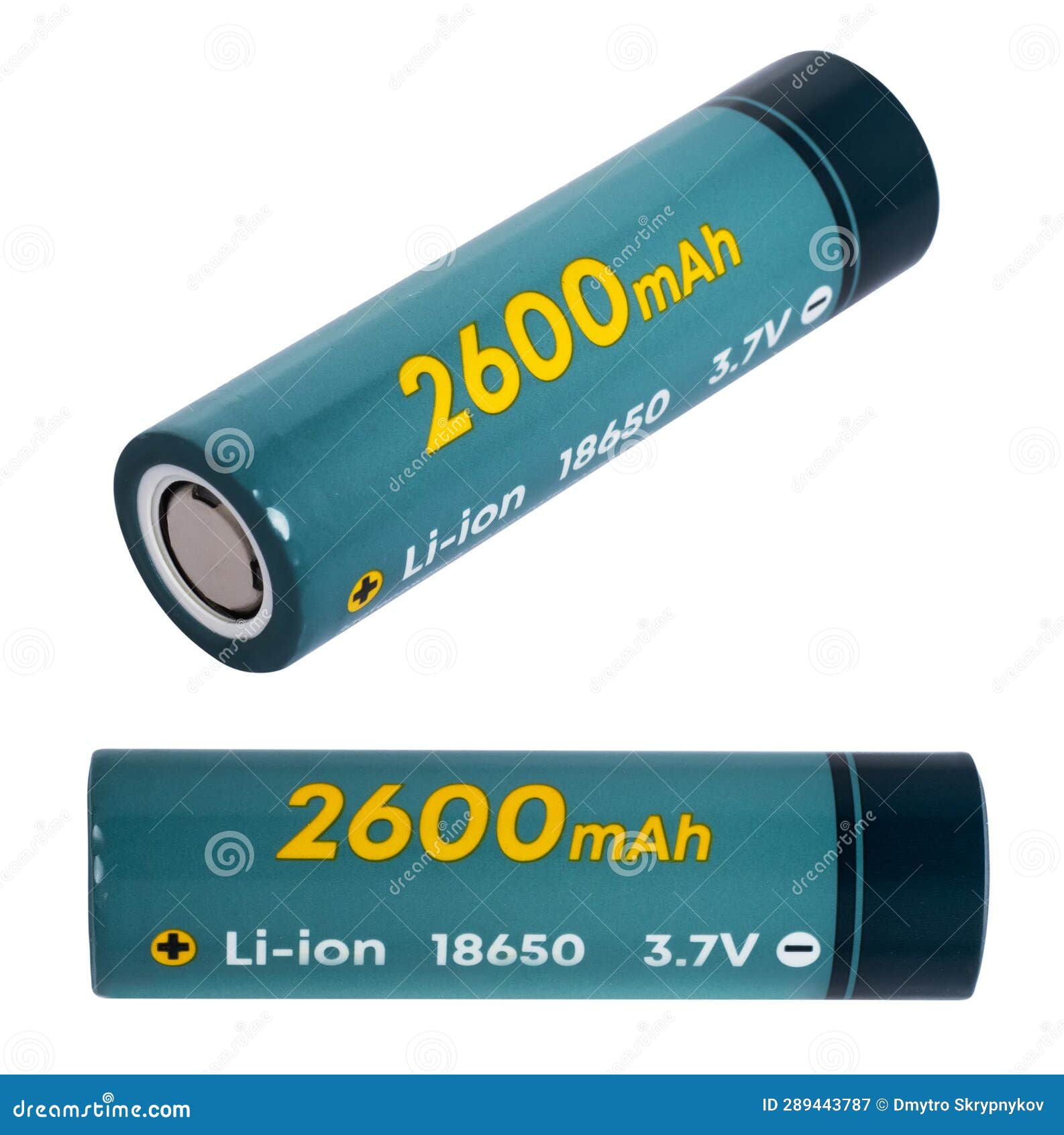 Lithium 18650 Batterie 3,7v Isolated On White Background Stock Image Lithium 18650 Batterie 3,7v Isolated On White Background Stock Image