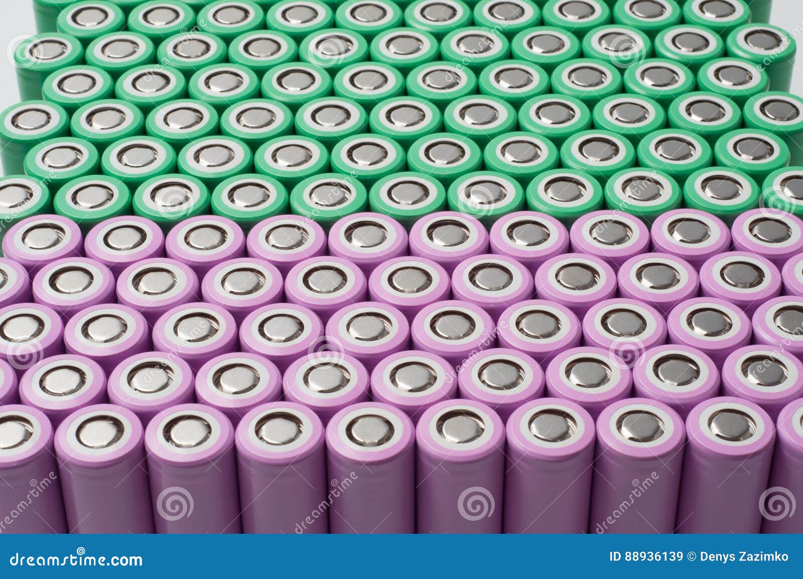 Lithium Ion 18650 Batteries Stock Image Image of cigarette, metal