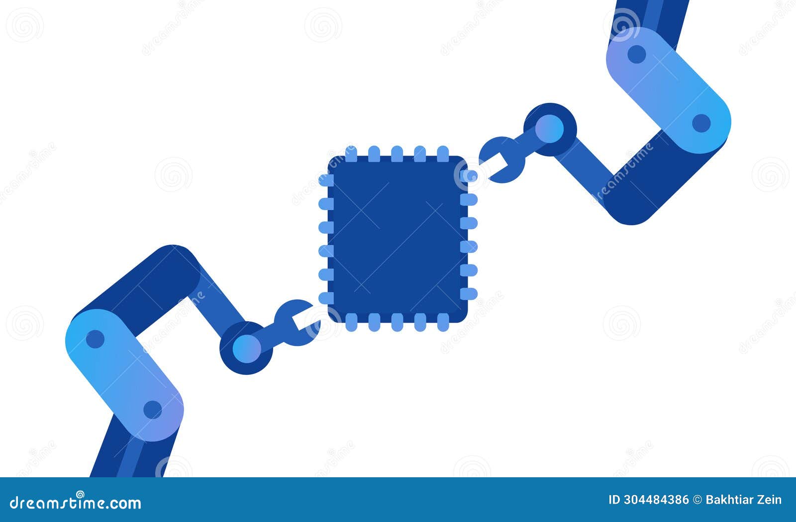 Lithography chip production manufacturing microchip robot arm precision