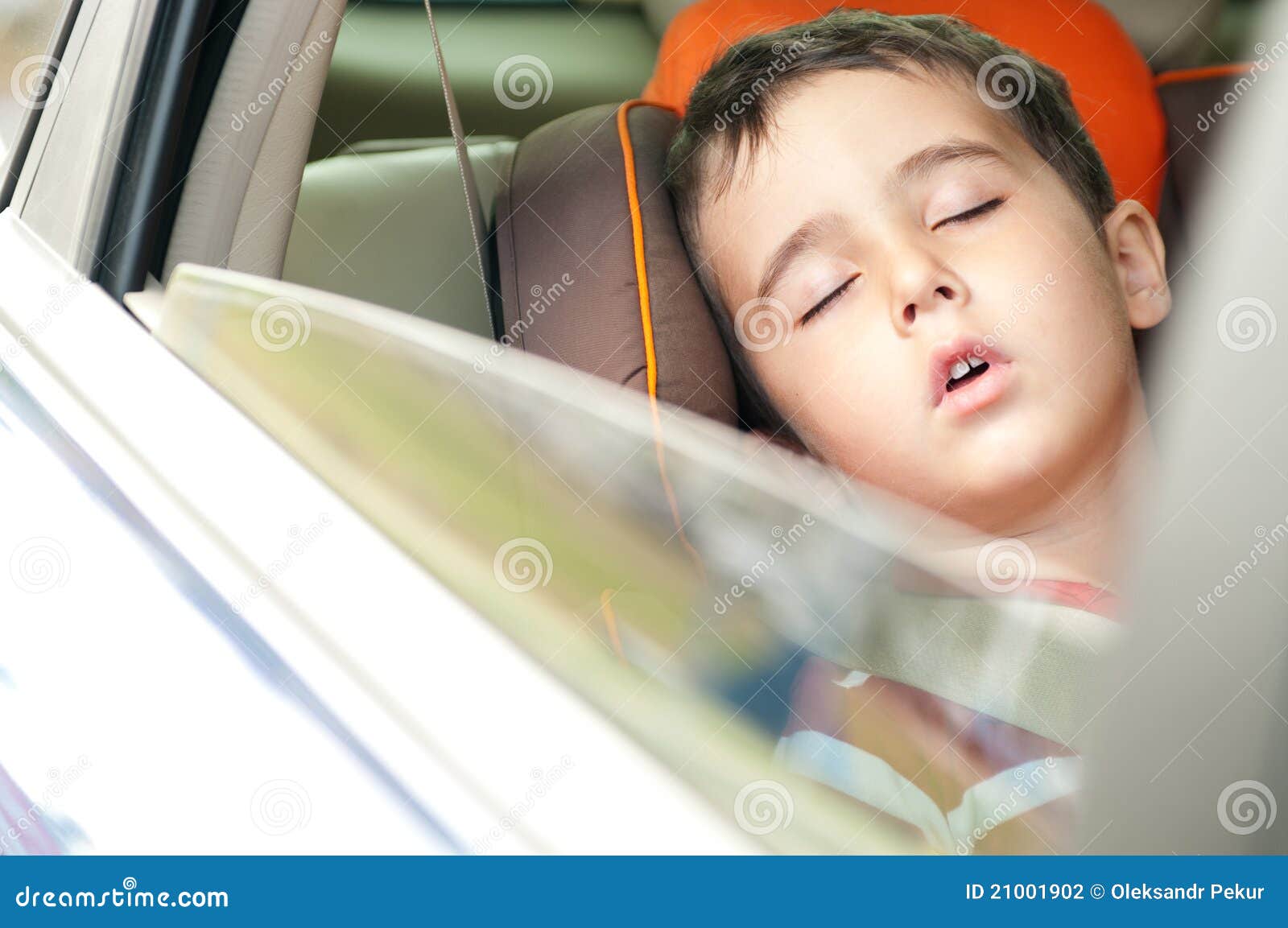 Litle Boy Sleeps in Safe Chair Stock Photo Image of baby, chair 21001902