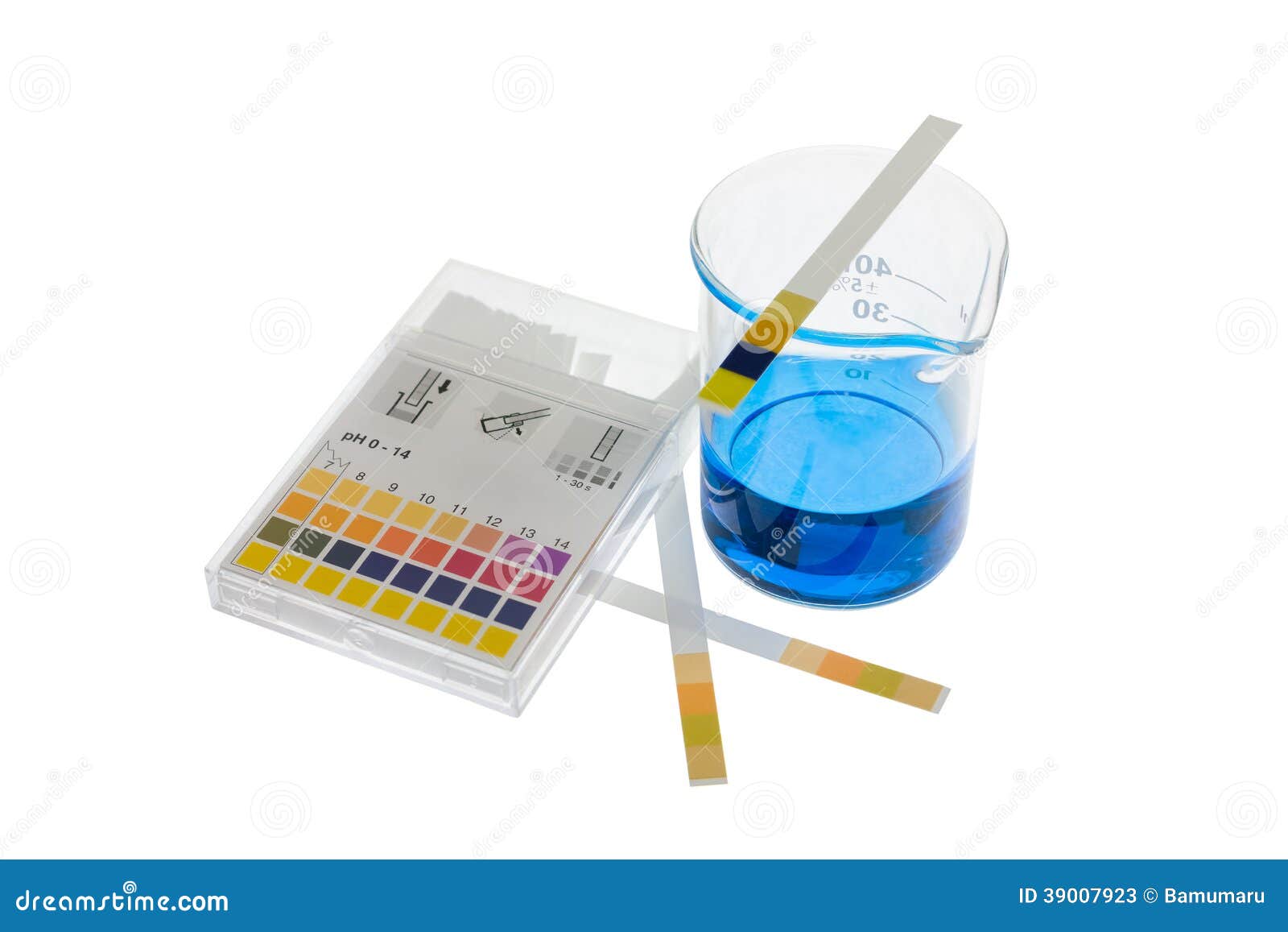 Litmus Strips for Measurement Stock Image Image of expertise, base