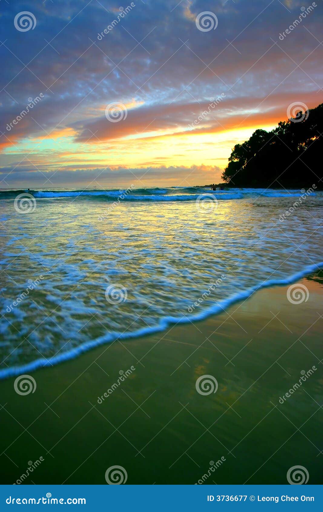 Litorale Del Sole, Australia Immagine Stock Immagine di aumento, sole