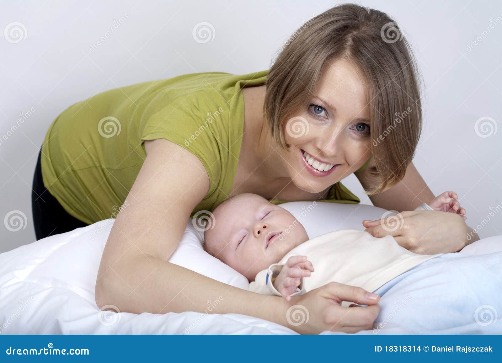 Little baby boy with mom stock photo. Image of portrait 18318314