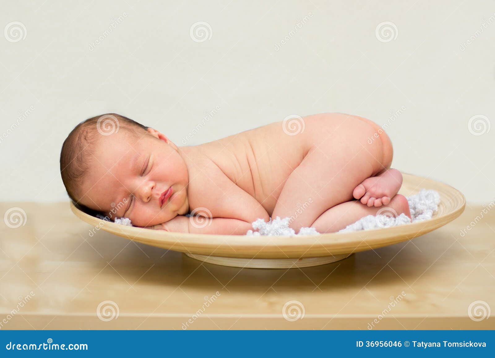 Little Baby Boy, Sleeping in a Plate Stock Photo Image of childhood