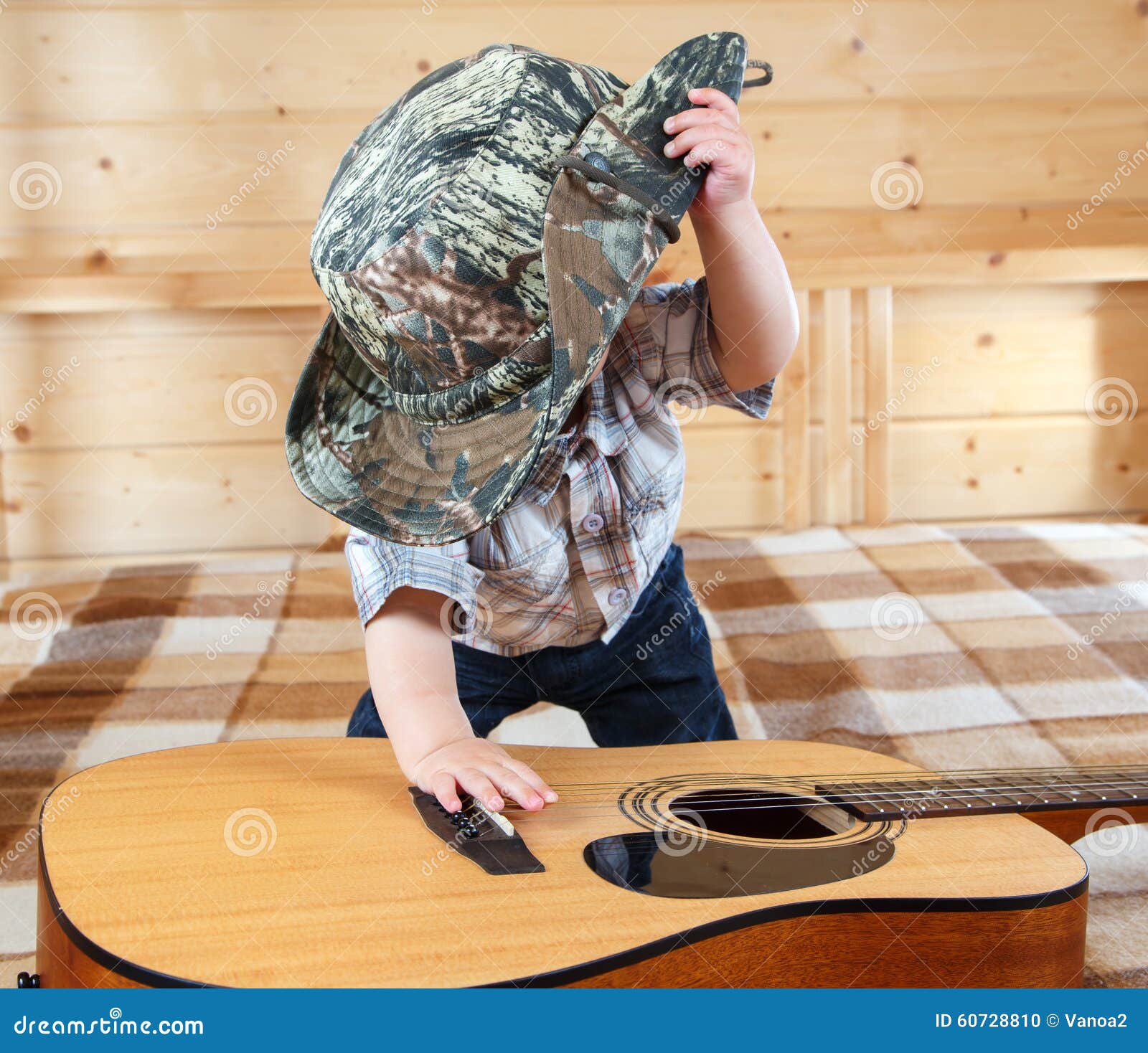 Newborn Baby Cowgirl Playing A Tiny Guitar Stock Photo - Download Image Now  - Baby - Human Age, Baby Girls, Country and Western Music - iStock