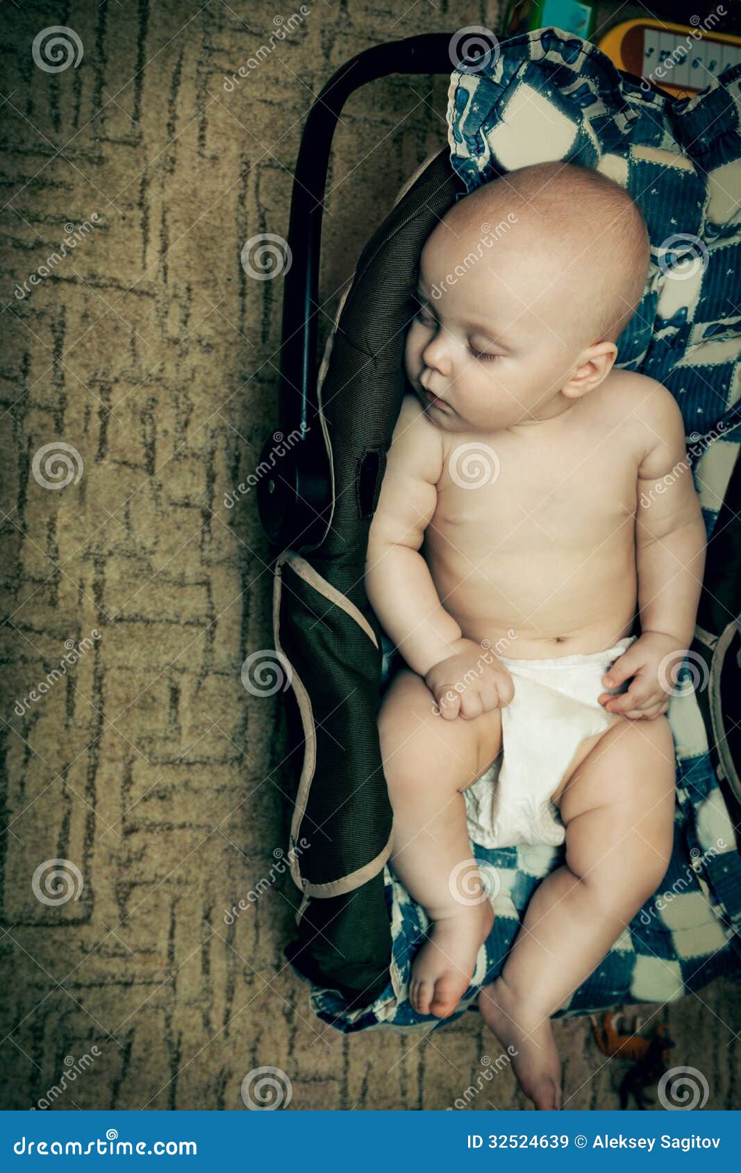 Little baby sleeping stock image. Image of beauty, closeup 32524639