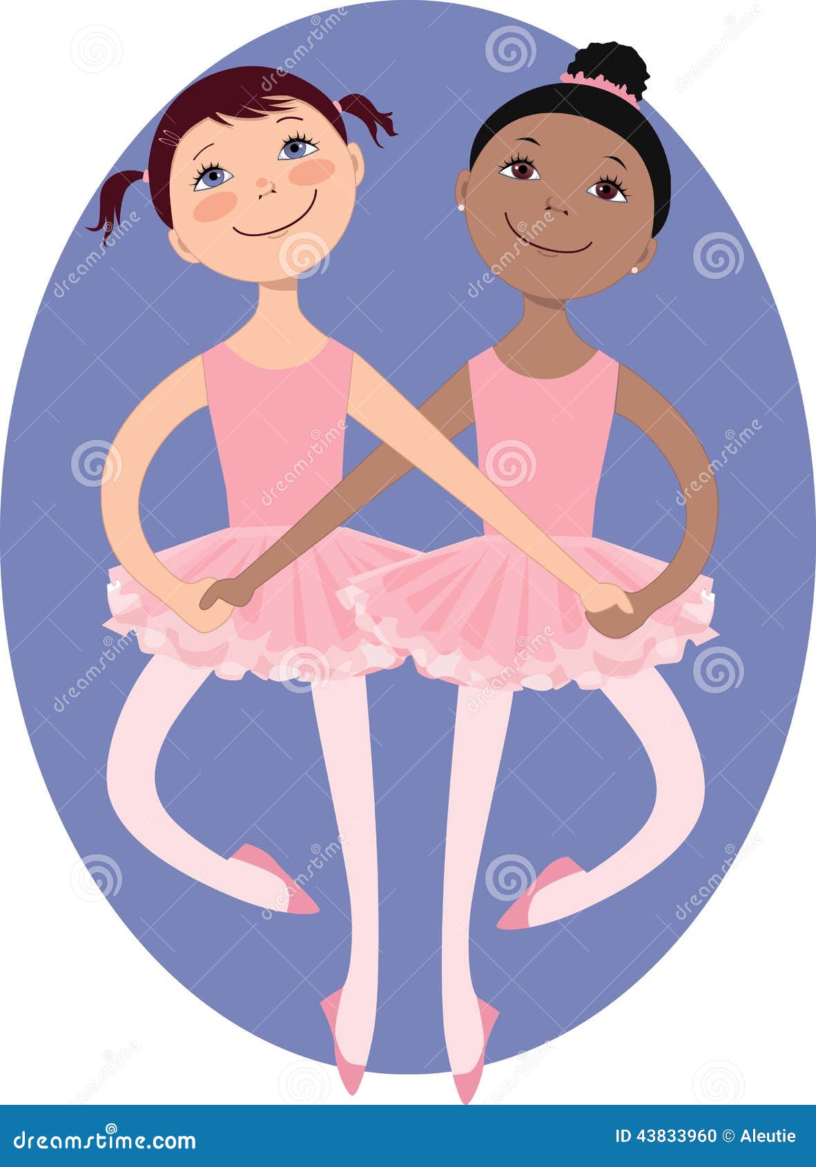 Little ballerinas stock vector. Illustration of ...