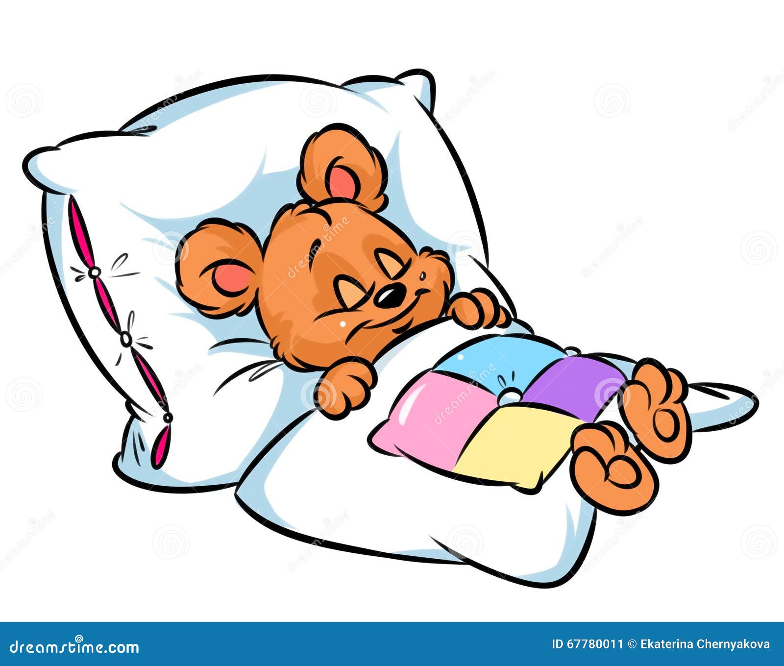 Bear Sleeping In Cave Vector 66784228