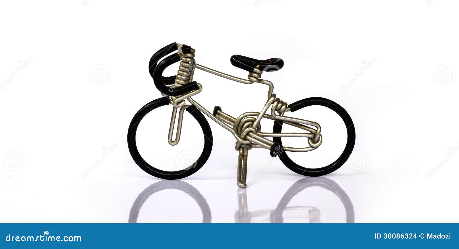 Bike wire bending crafts stock photo. Image of summer 30086324