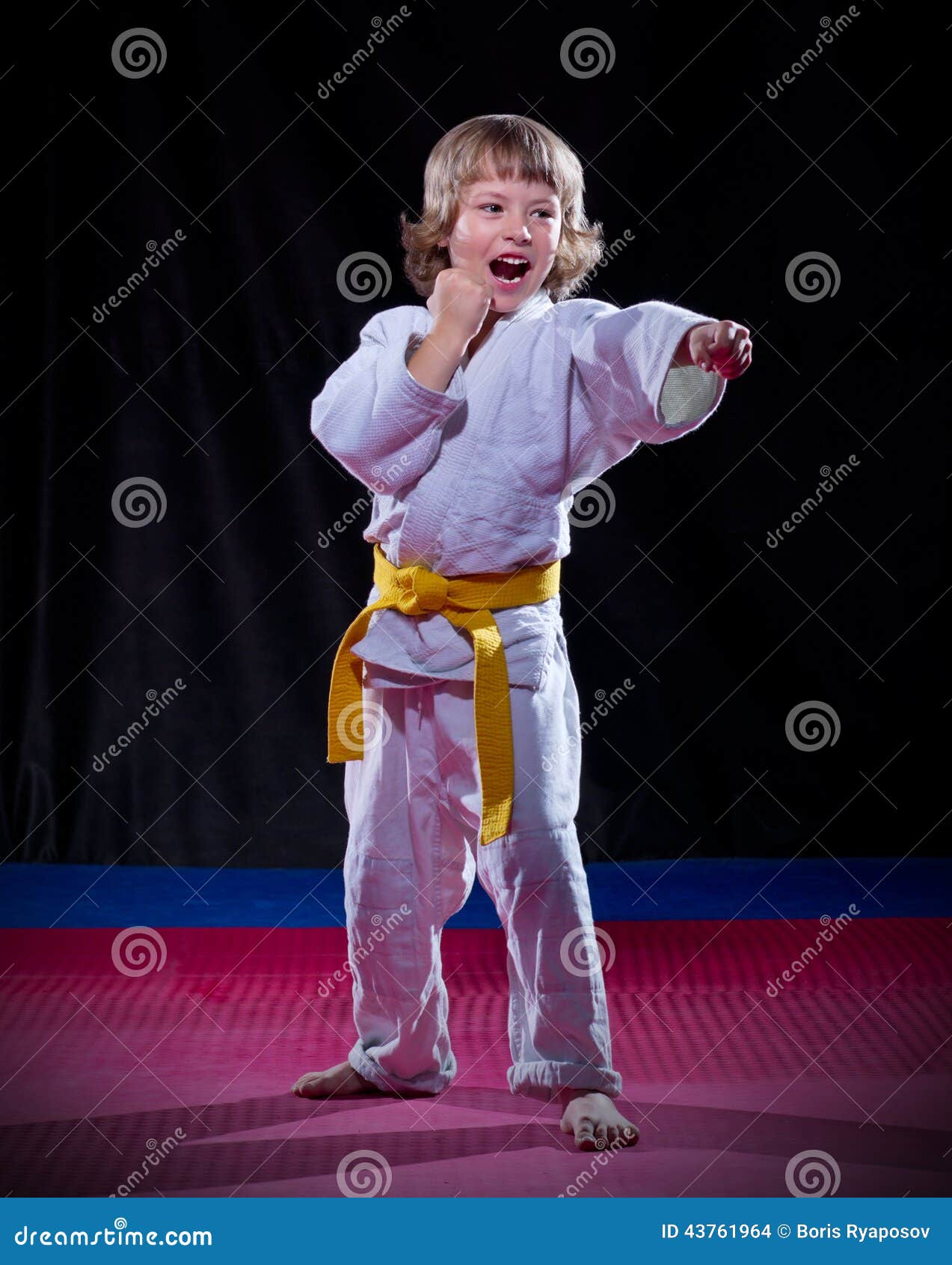 Little boy aikido fighter stock photo. Image of combative 43761964